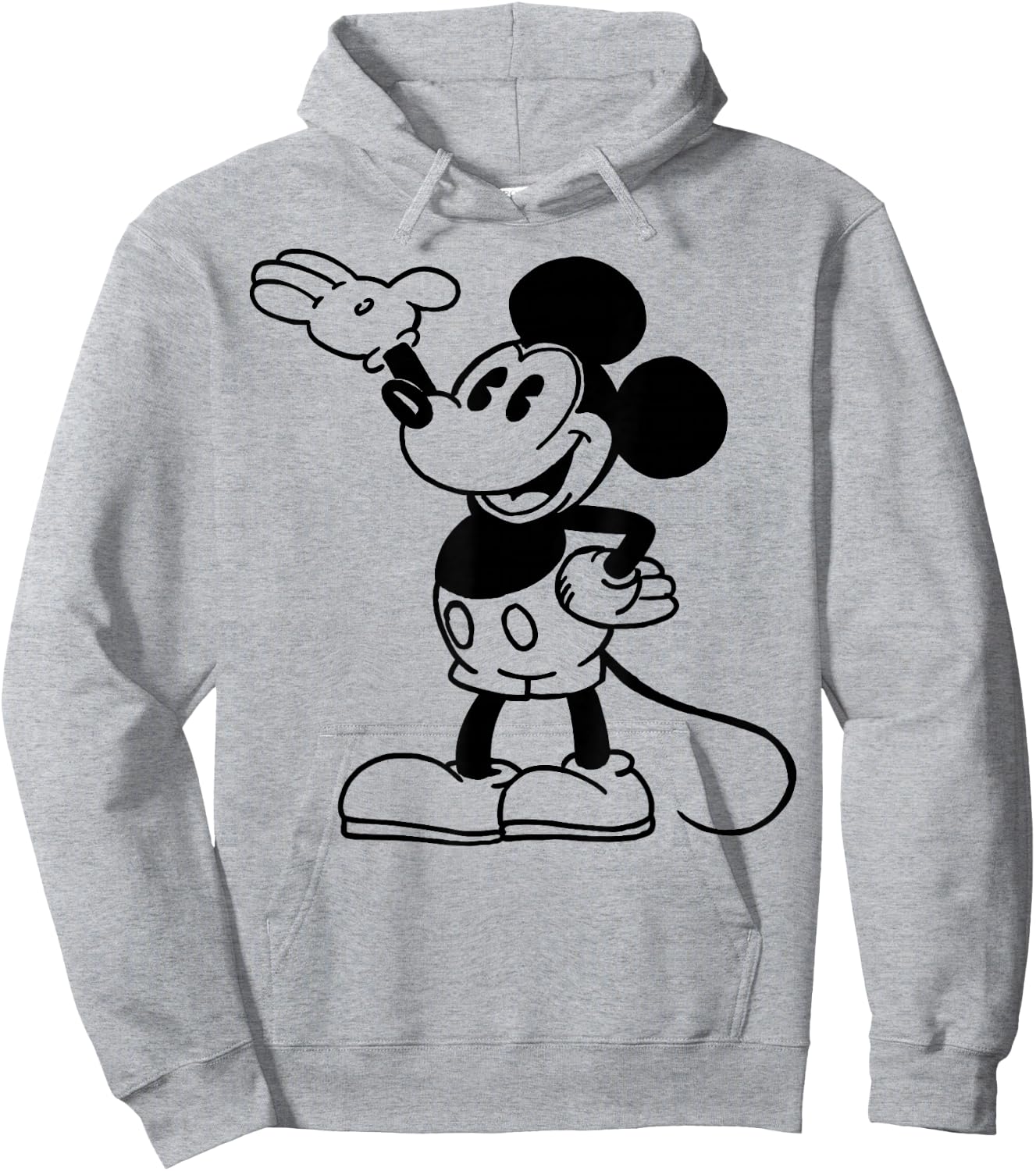 Disney Mickey and Friends Mickey Mouse Classic Pose Hoodie - Hoodie | Ash