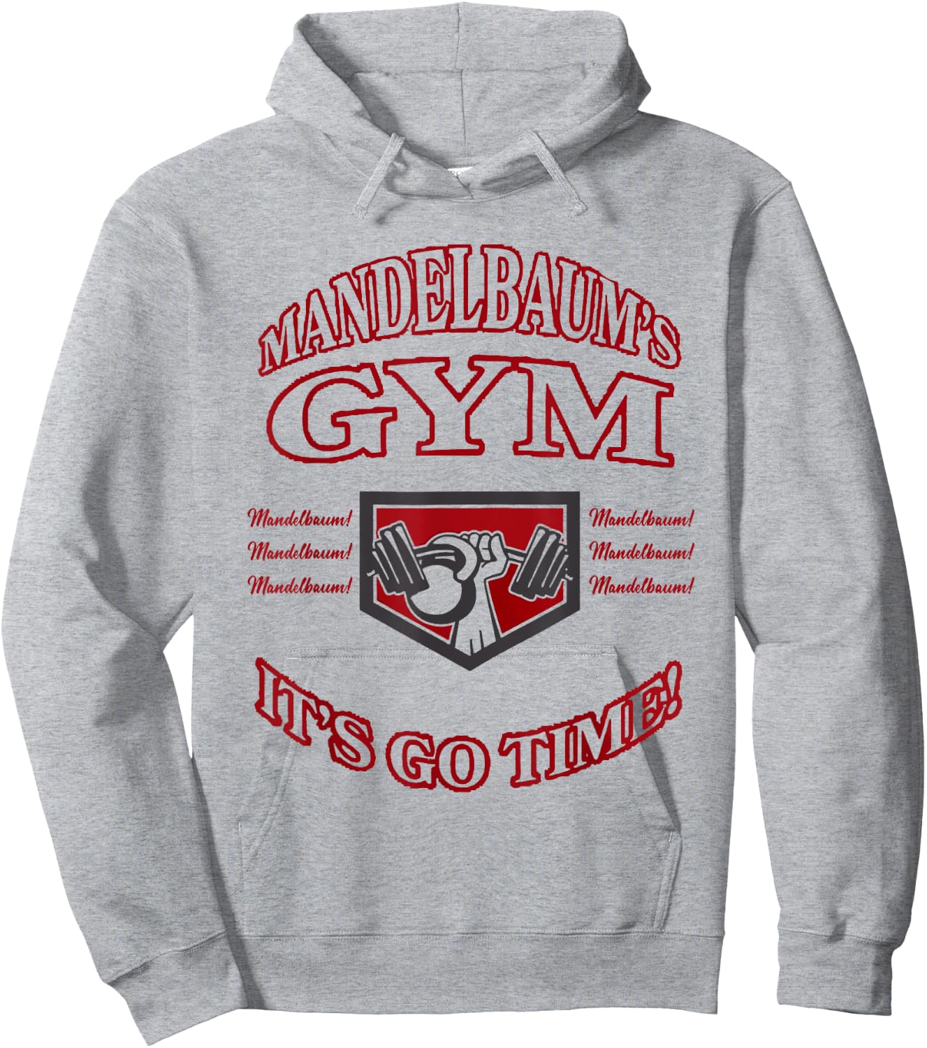 Mandelbaum Gym - It's Go Time! Hoodie - Hoodie | Ash