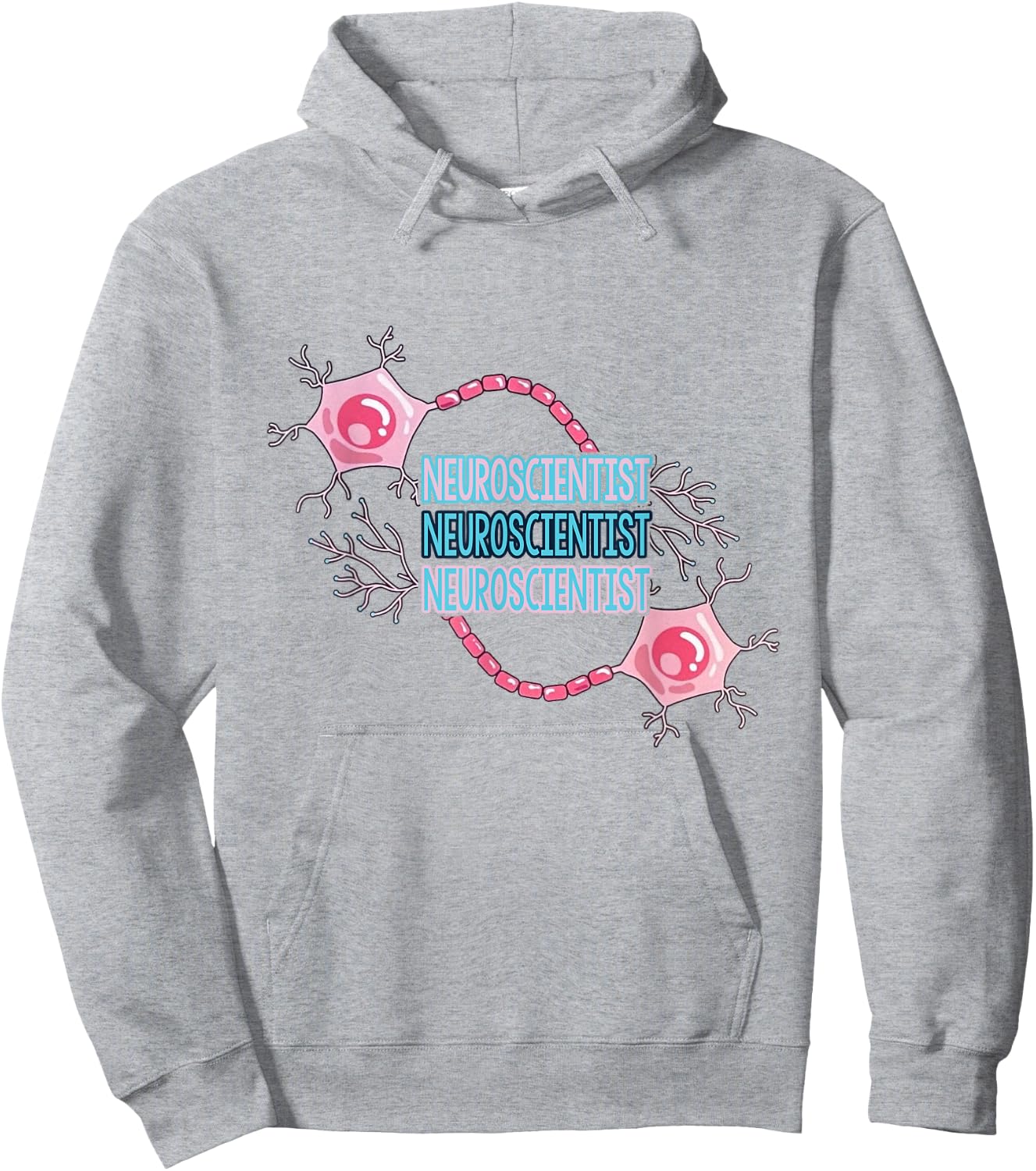 Neuroscientist Neuroscience Neuron Brain for PhD Student Sc Hoodie - Hoodie | Ash
