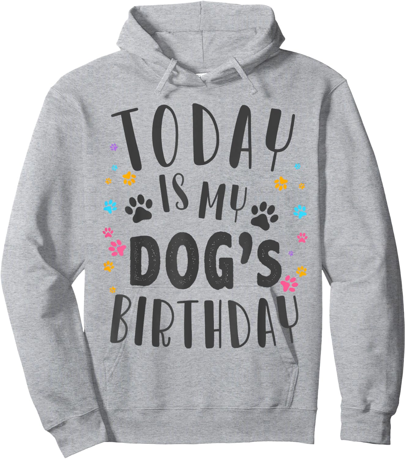 Its My Dogs Birthday Today Cute Its My Dogs Puppy Party Hoodie - Hoodie | Ash