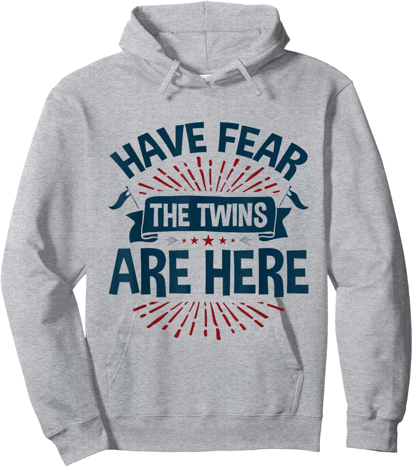 Twin Teens Fraternal Identical Matching Twins Are Here Hoodie - Hoodie | Ash