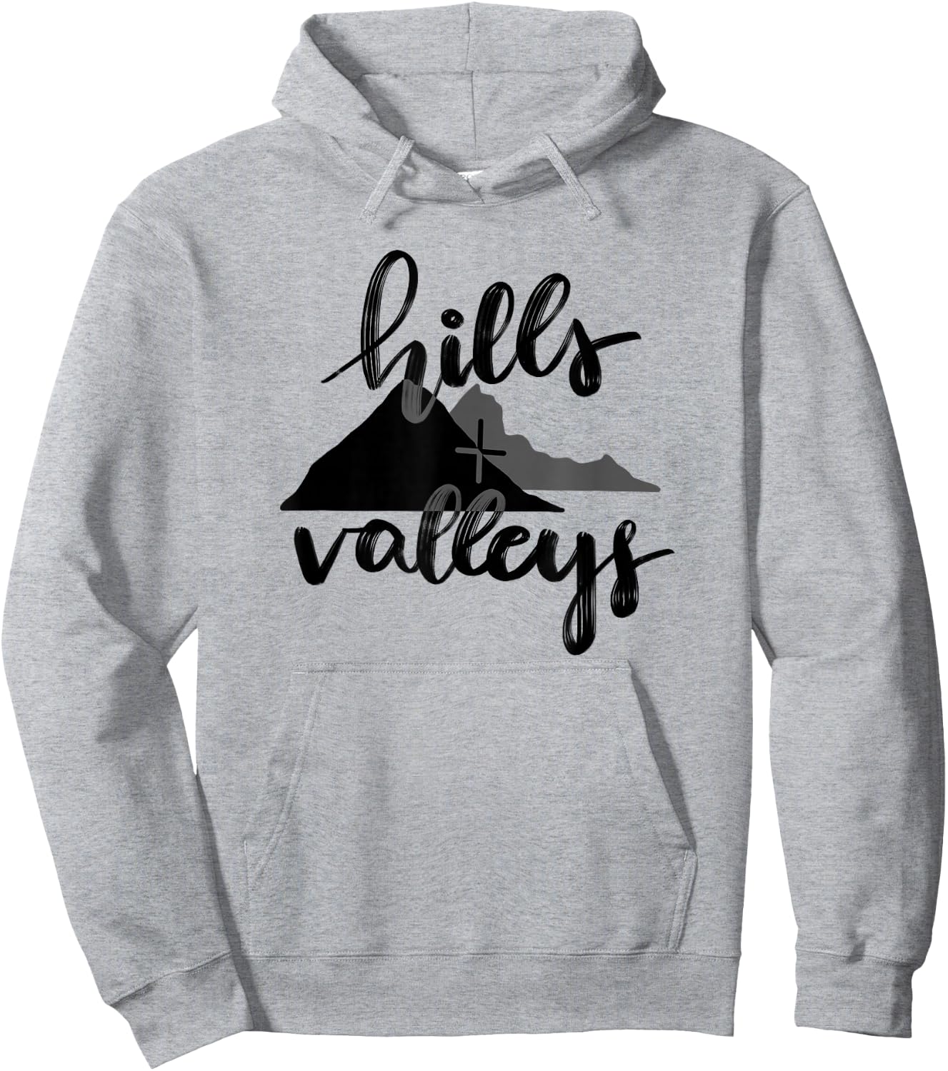 Hills and Valleys Hoodie - Hoodie | Ash