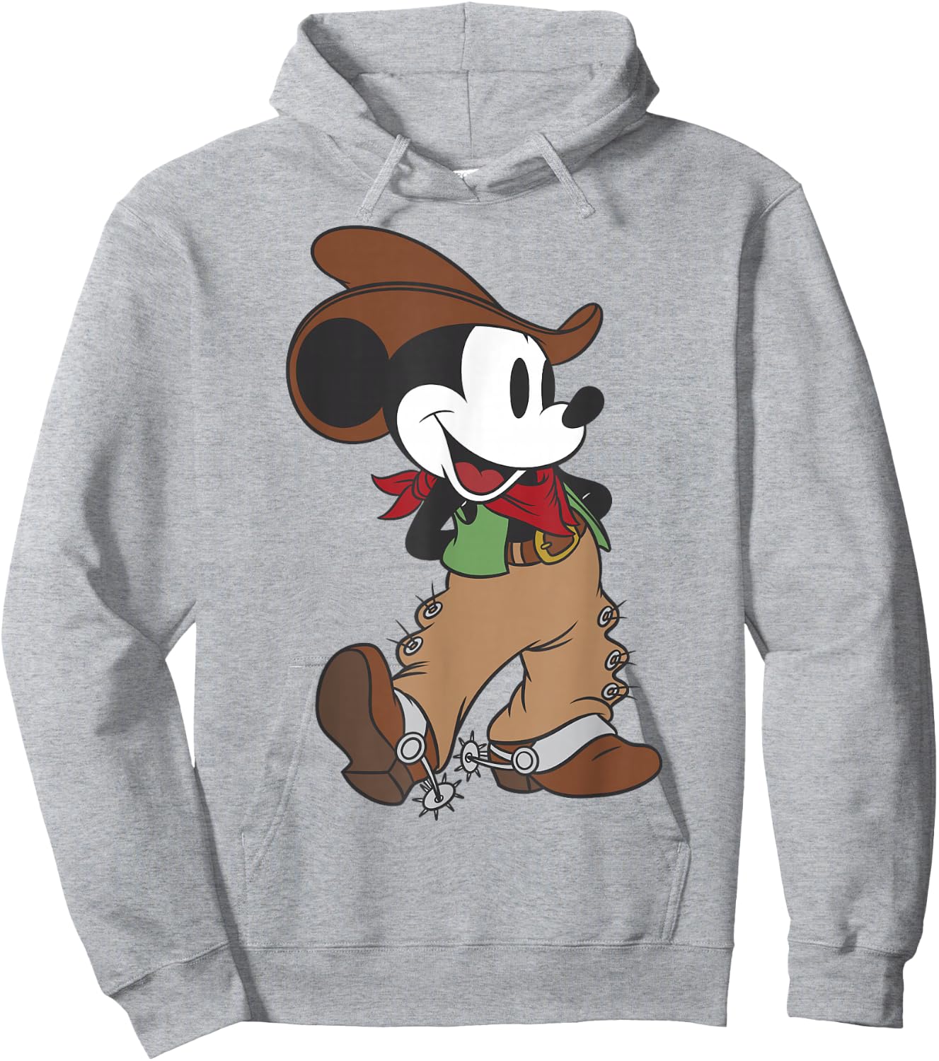 Disney Mickey Mouse Cowboy Outfit Small Hoodie - Hoodie | Ash