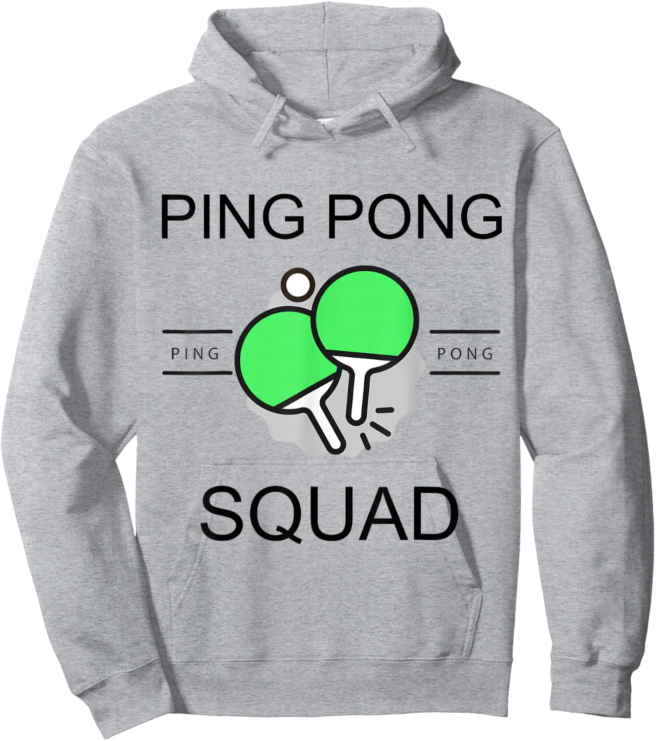 Ping Pong Squad Team Friend Project Gang Party Sport Player Hoodie - Hoodie | Ash