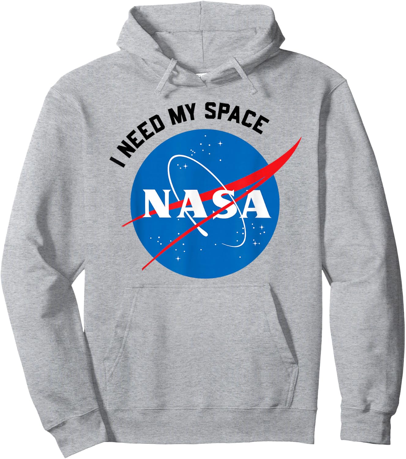 NASA Need My Space Funny Hoodie - Hoodie | Ash