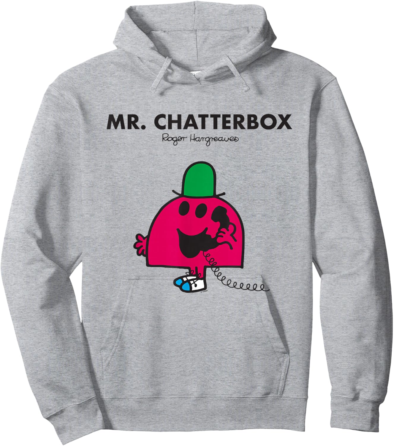 Mr. Men Mr. Chatterbox Hoodie - Hoodie | Ash