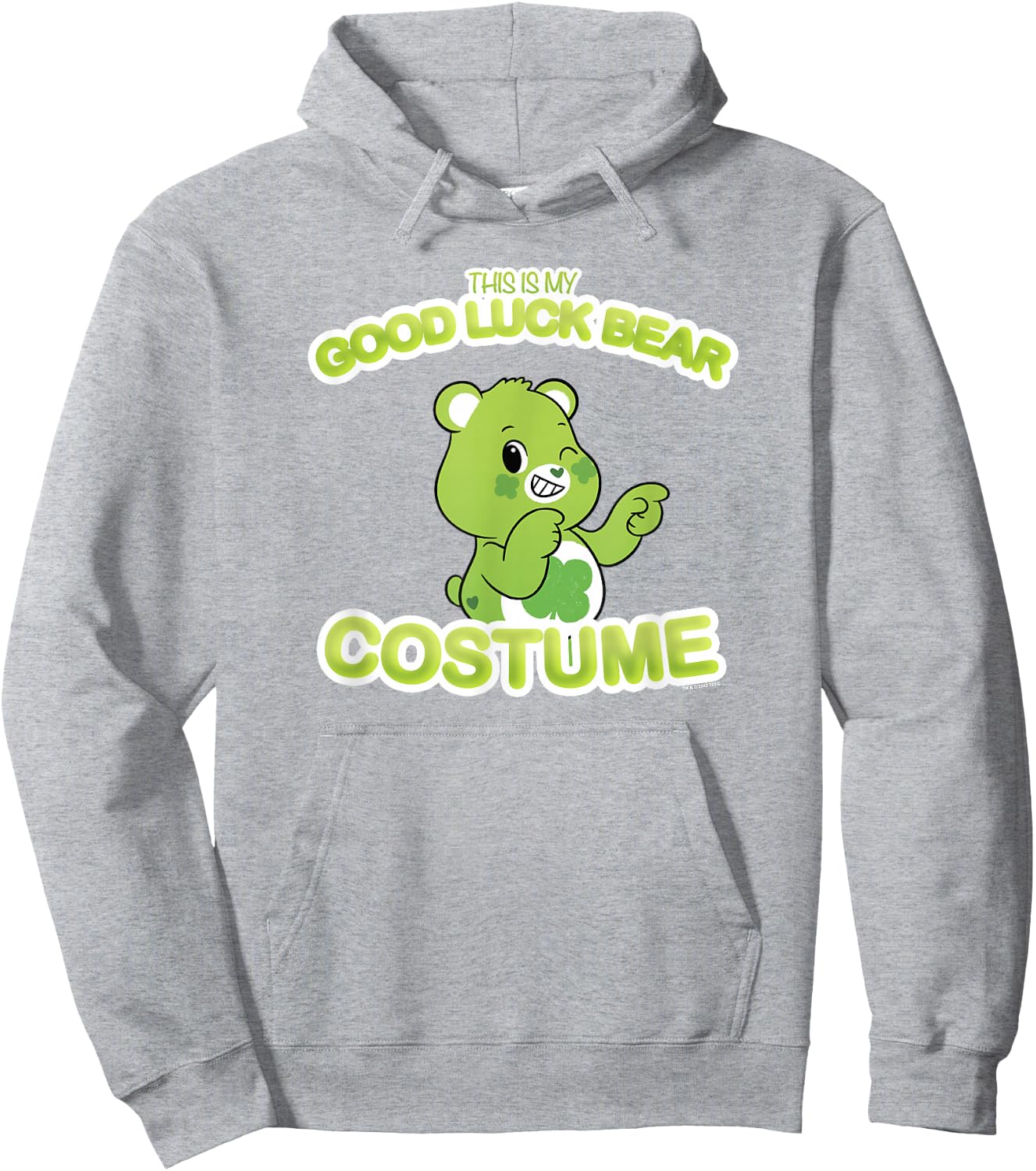 Care Bears Halloween This is My Good Luck Bear Costume Hoodie - Hoodie | Ash