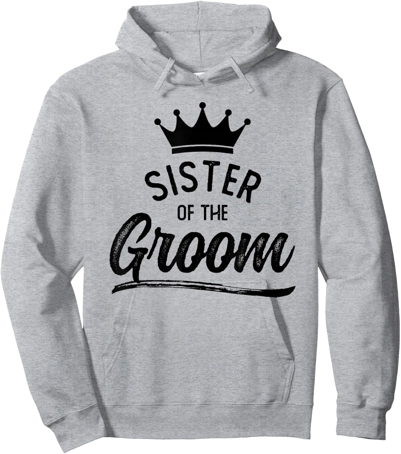 Sister Of The Groom Matching Wedding Party Hoodie - Hoodie | Ash