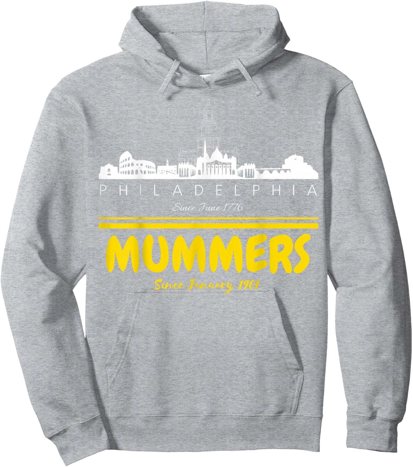 Mummers Day New Years Shirt Funny Gifts Hoodie - Hoodie | Ash