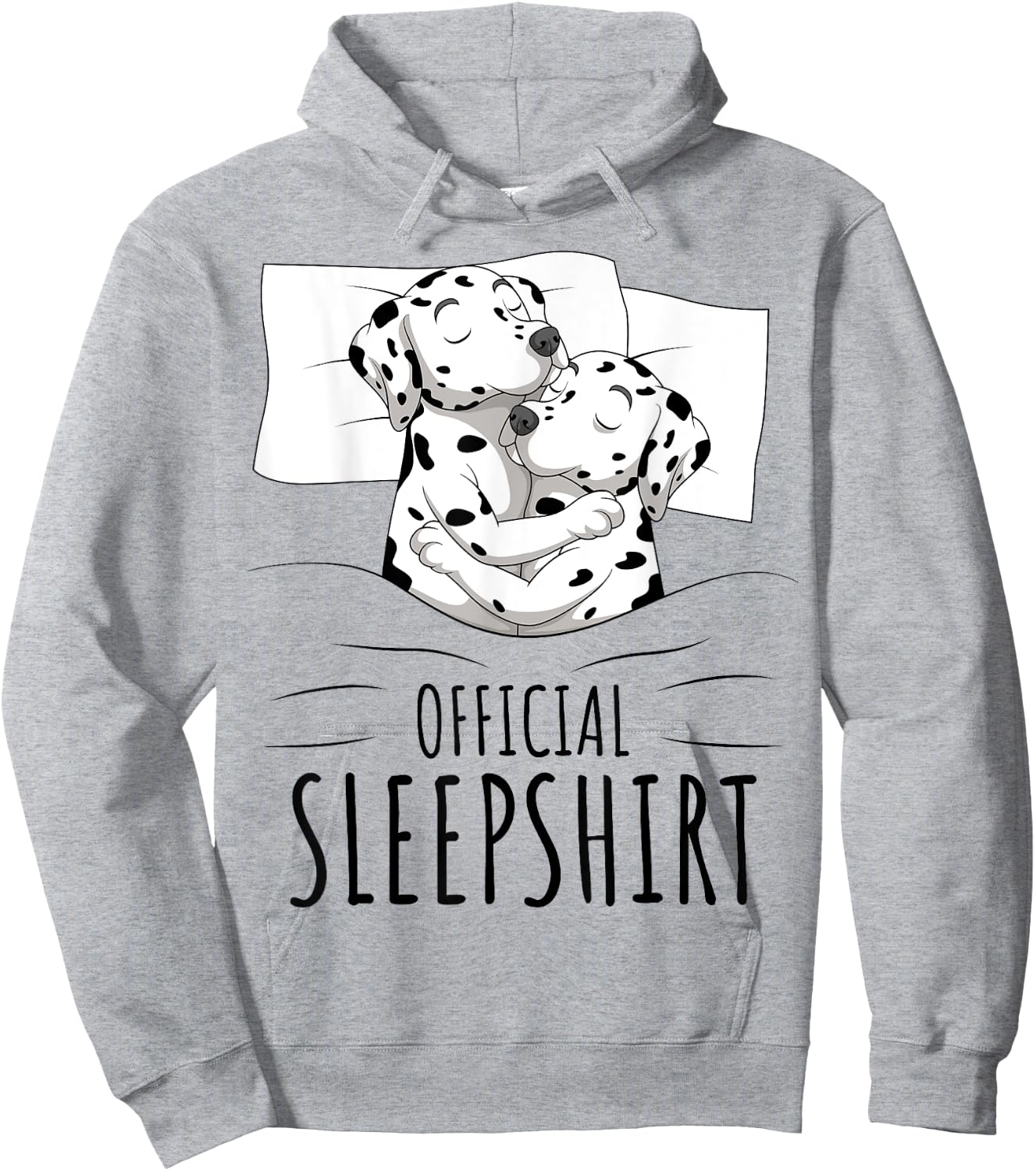 Dalmatian Dog Official Sleepshirt Men Women Kids Hoodie - Hoodie | Ash