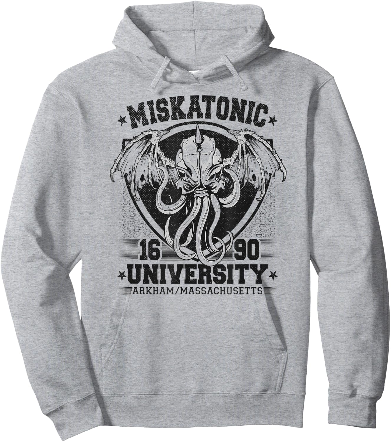 Miskatonic Cthulhu University 1690, Horror Fiction Hoodie - Hoodie | Ash