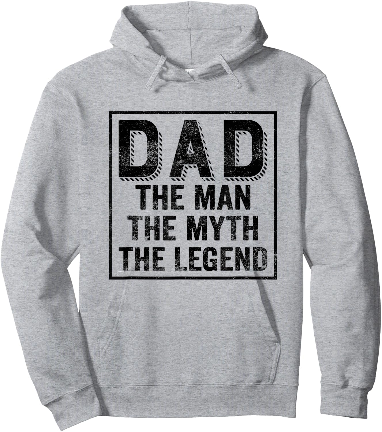 Dad Man Myth Legend - Fathers Day Daddy Best Dad Hoodie - Hoodie | Ash