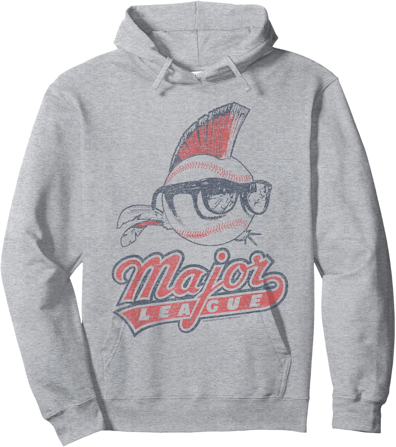 Major League Vintage Logo Hoodie - Hoodie | Ash