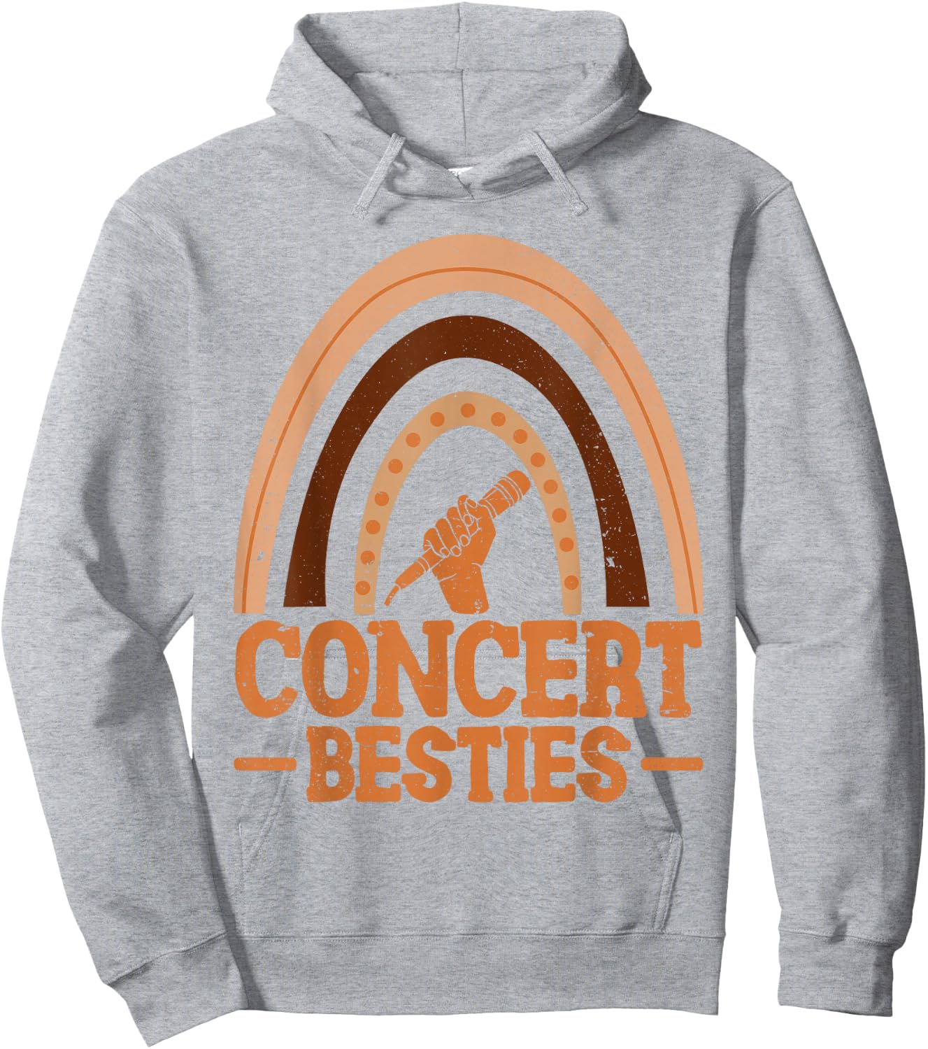 Concert Besties BFF Best Friends Bestie Hoodie - Hoodie | Ash