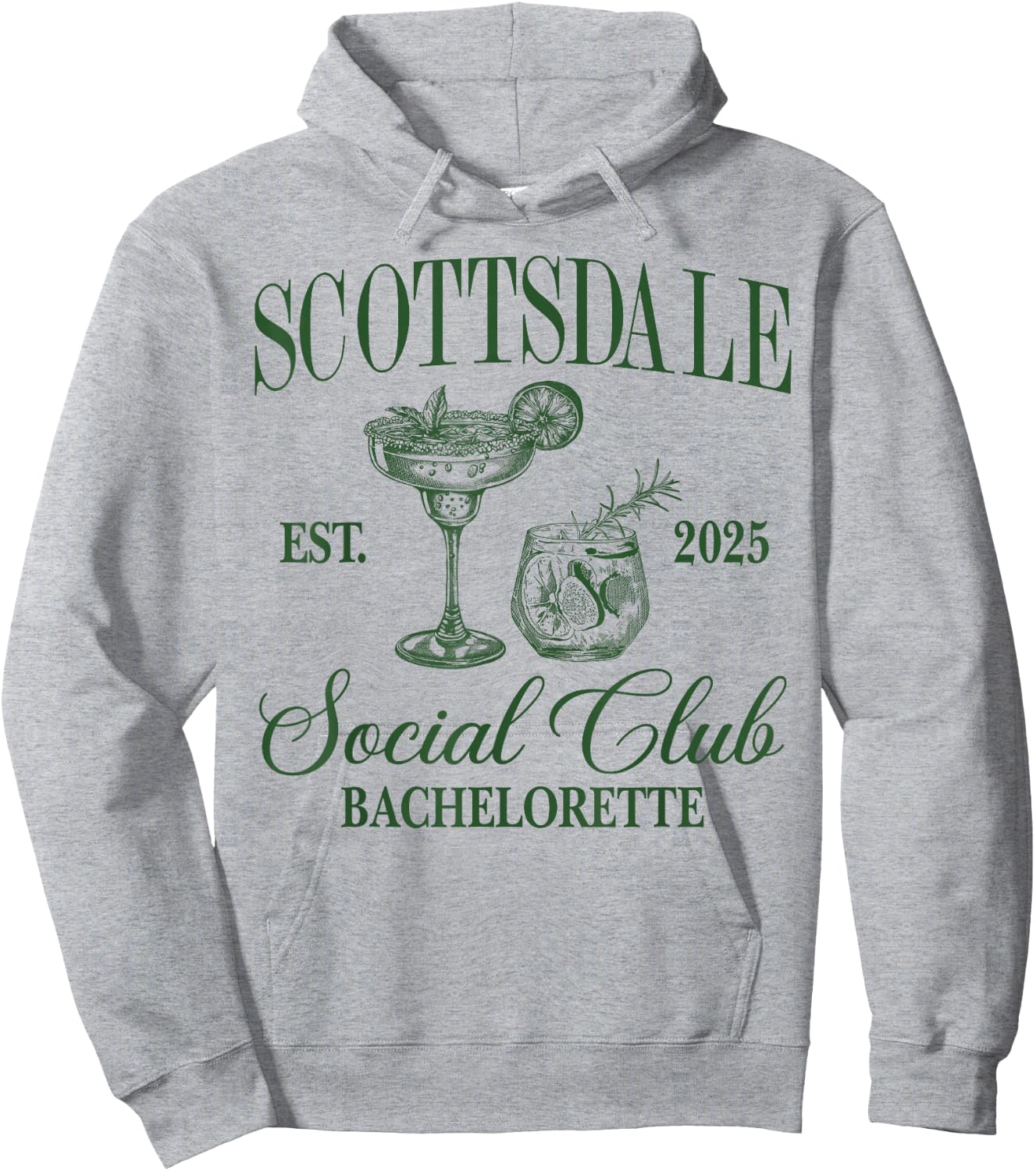 Scottsdale Social Club Desert Bachelorette 2025 Team Bride Hoodie - Hoodie | Ash