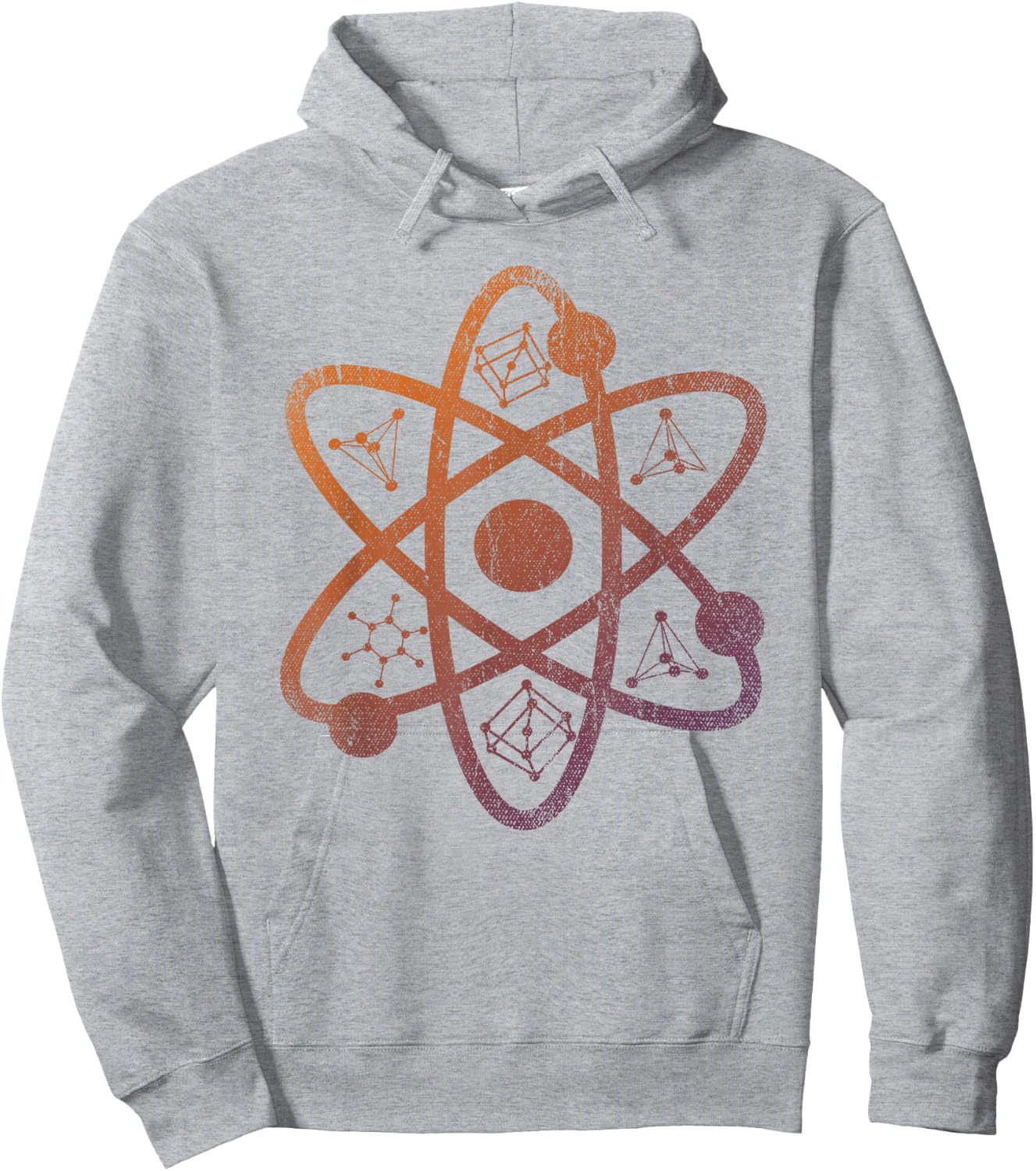 Atom Physicist Science Scientist Electrons Quantum Physics Hoodie - Hoodie | Ash