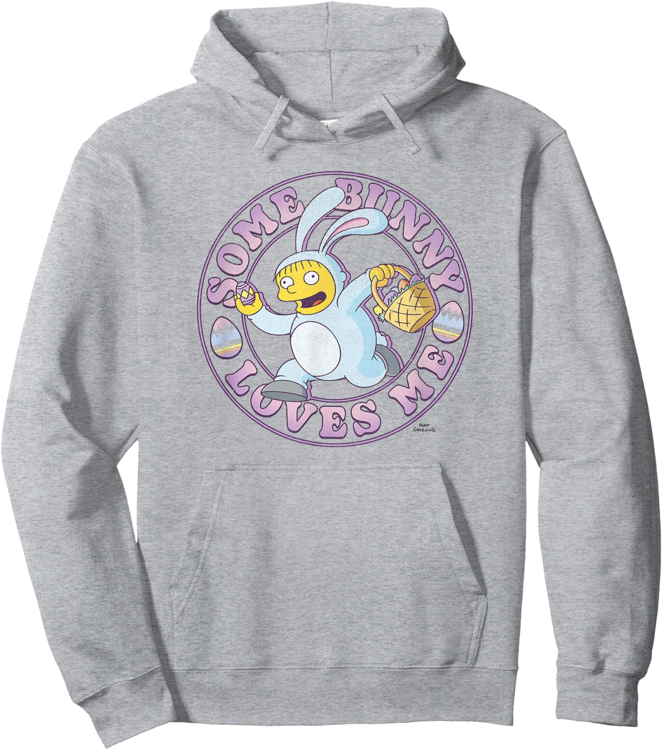 The Simpsons Easter Ralph Wiggum Some Bunny Loves Me Hoodie - Hoodie | Ash