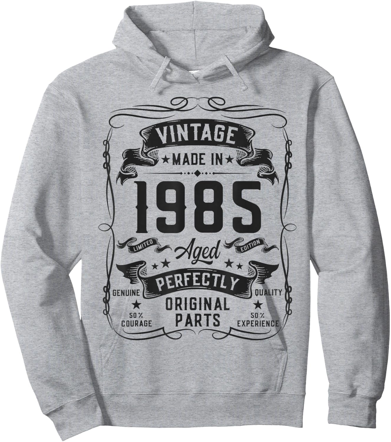 Vintage 1985 41yr 41st Birthday Gifts 41 Years Old Hoodie - Hoodie | Ash