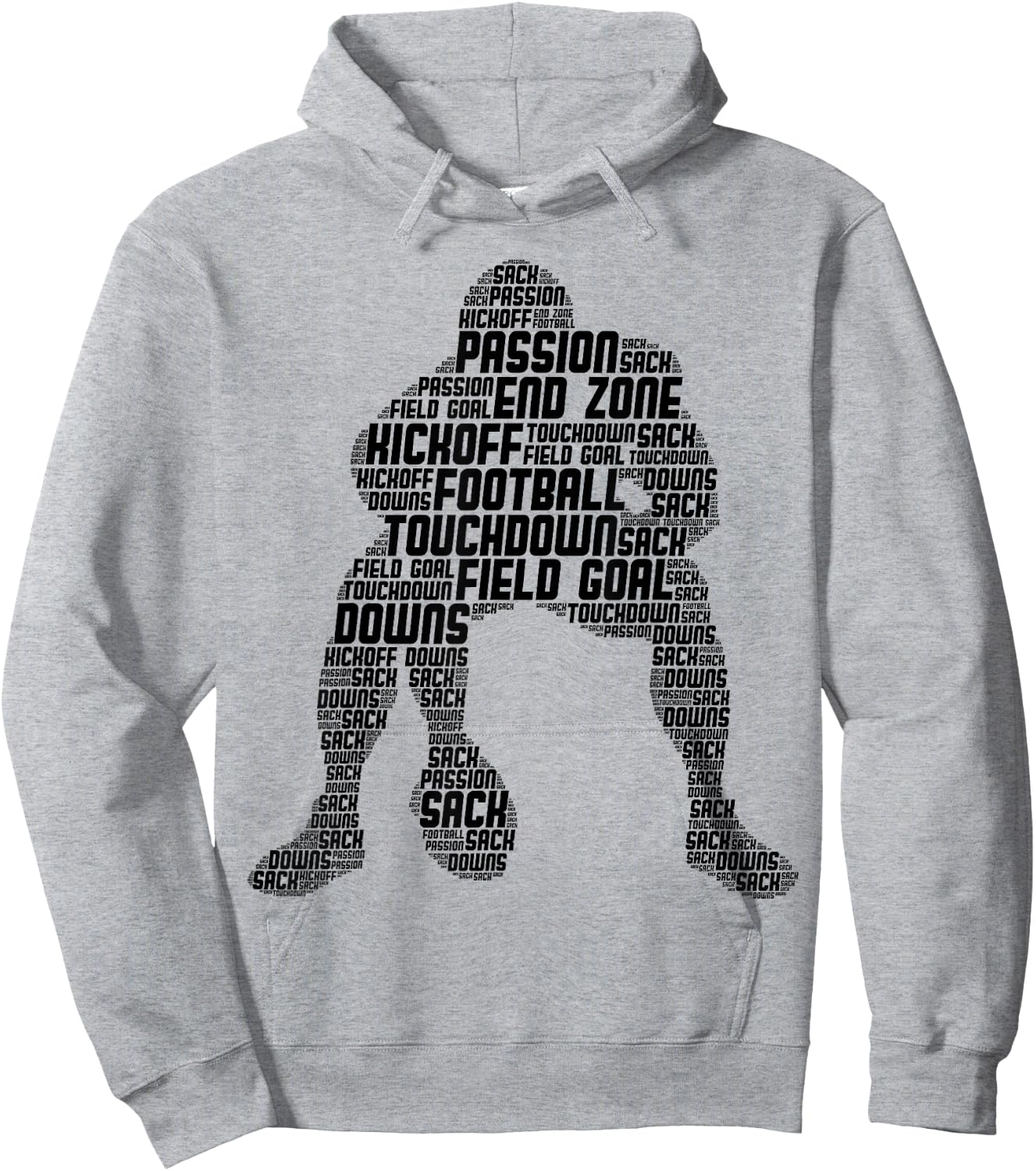 Football Lineman American Football Men Kids Boys Hoodie - Hoodie | Ash