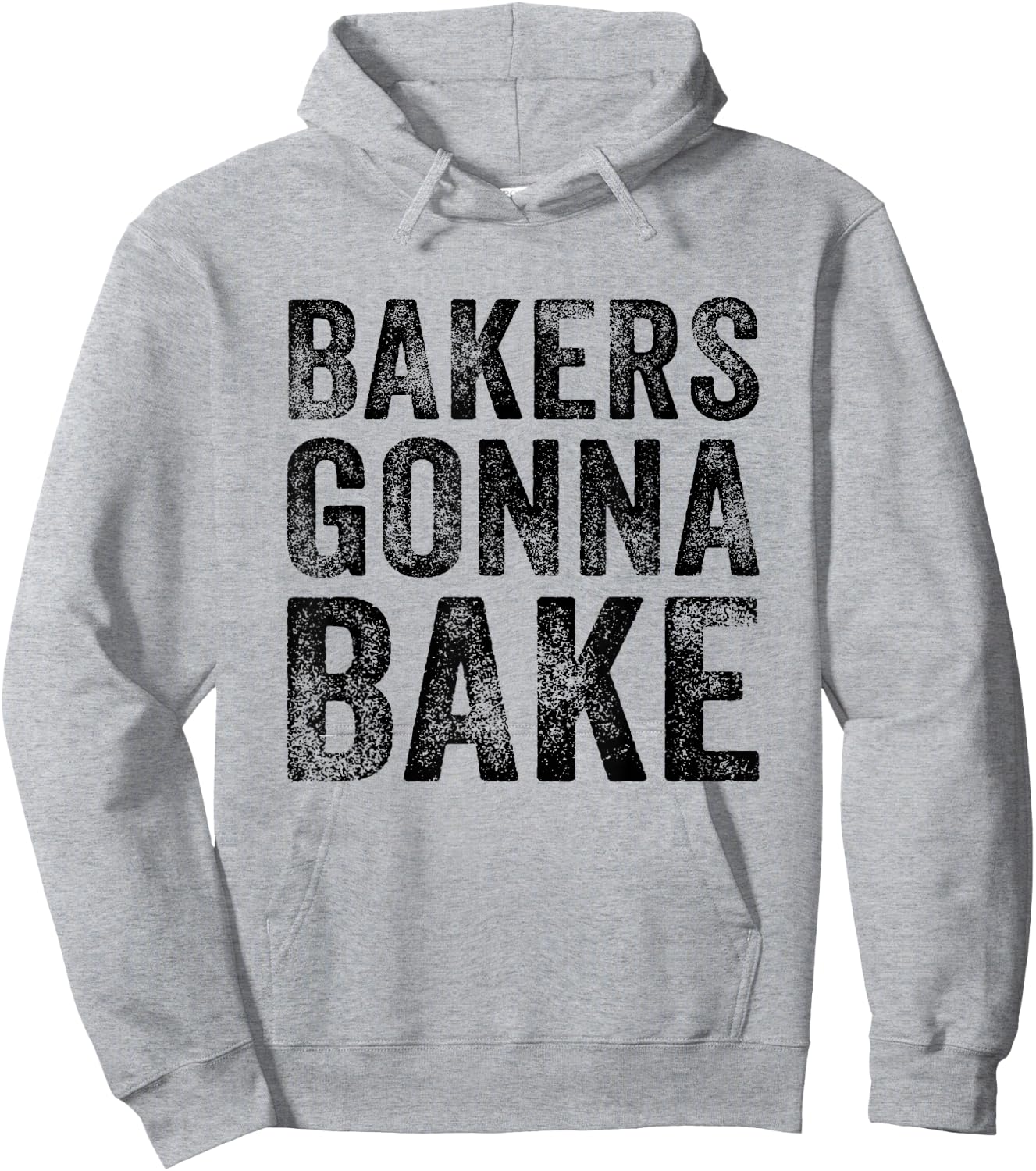 Bakers Gonna Bake Funny Baking Quote Bakery Vintage Retro Hoodie - Hoodie | Ash
