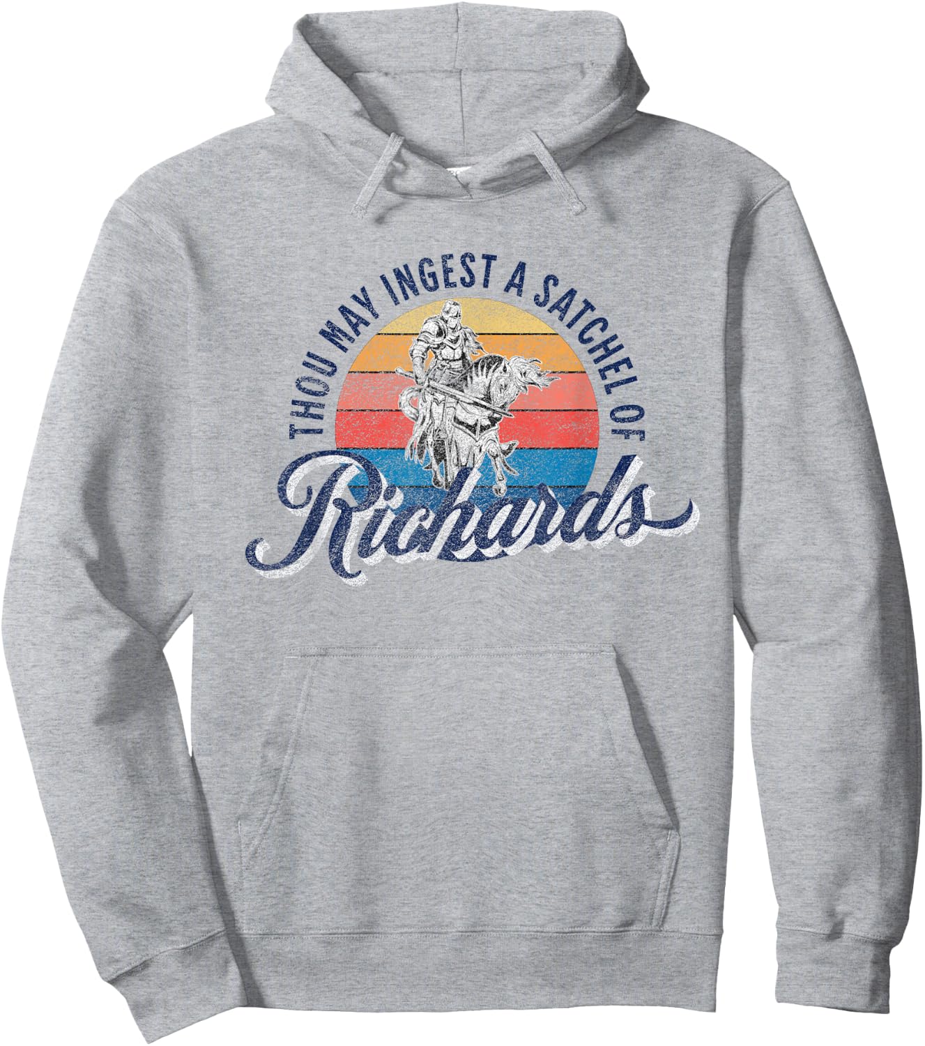 Eat A Bag Of Dicks - Thou May Ingest A Satchel Of Richards Hoodie - Hoodie | Ash