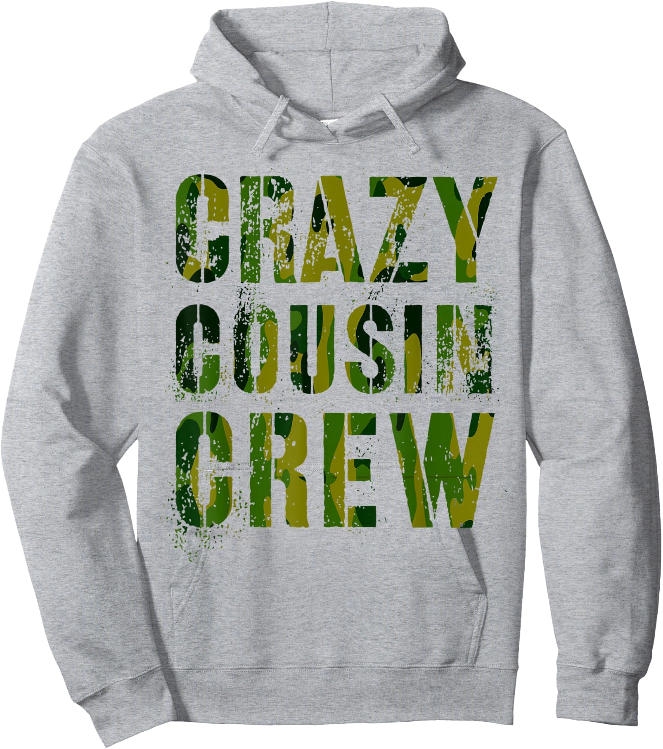 CRAZY COUSIN CREW Camo Funny Mawmaw Pawpaw Reeducation Hoodie - Hoodie | Ash