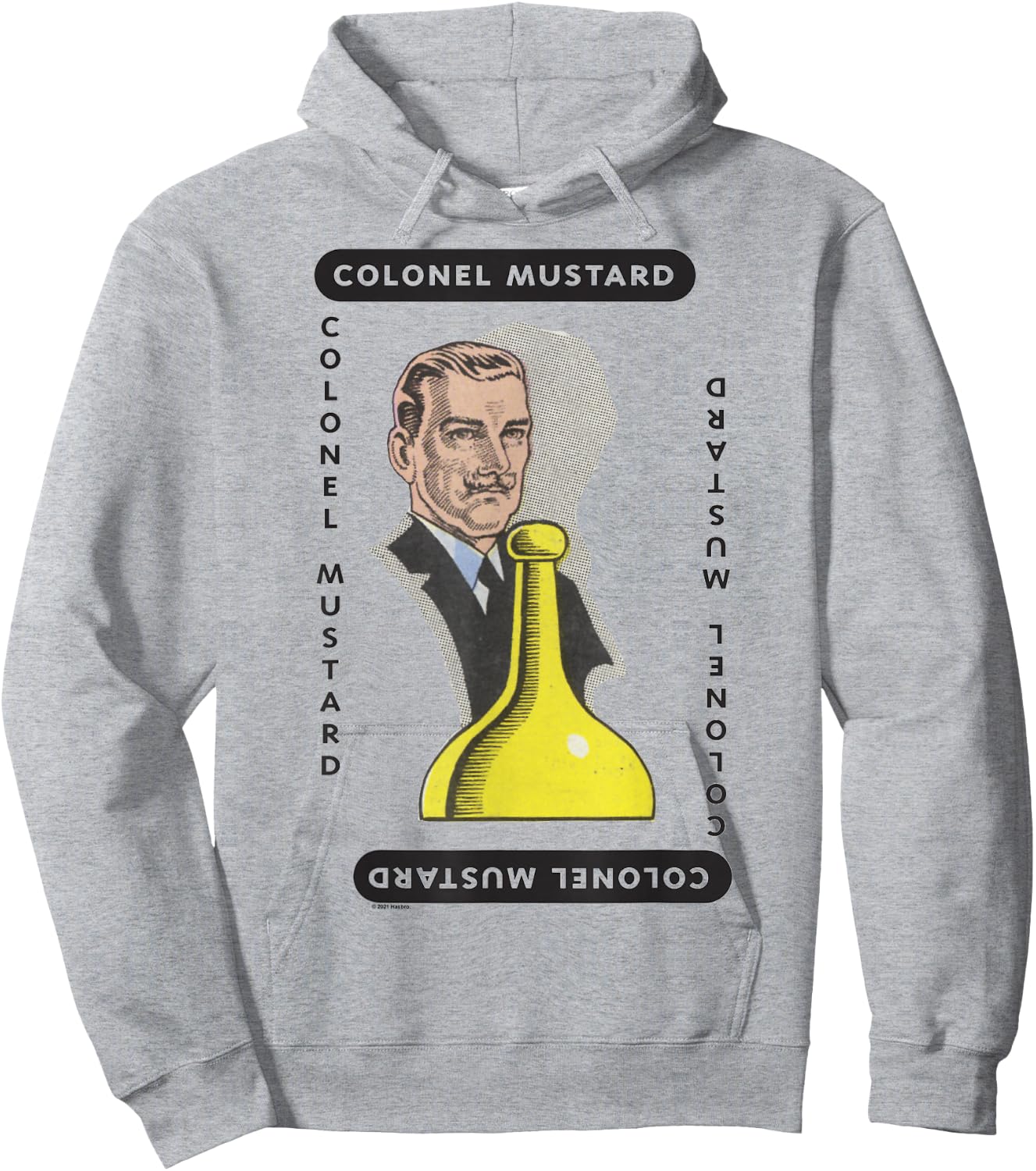 Clue Colonel Mustard Playing Card Halloween Costume Hoodie - Hoodie | Ash