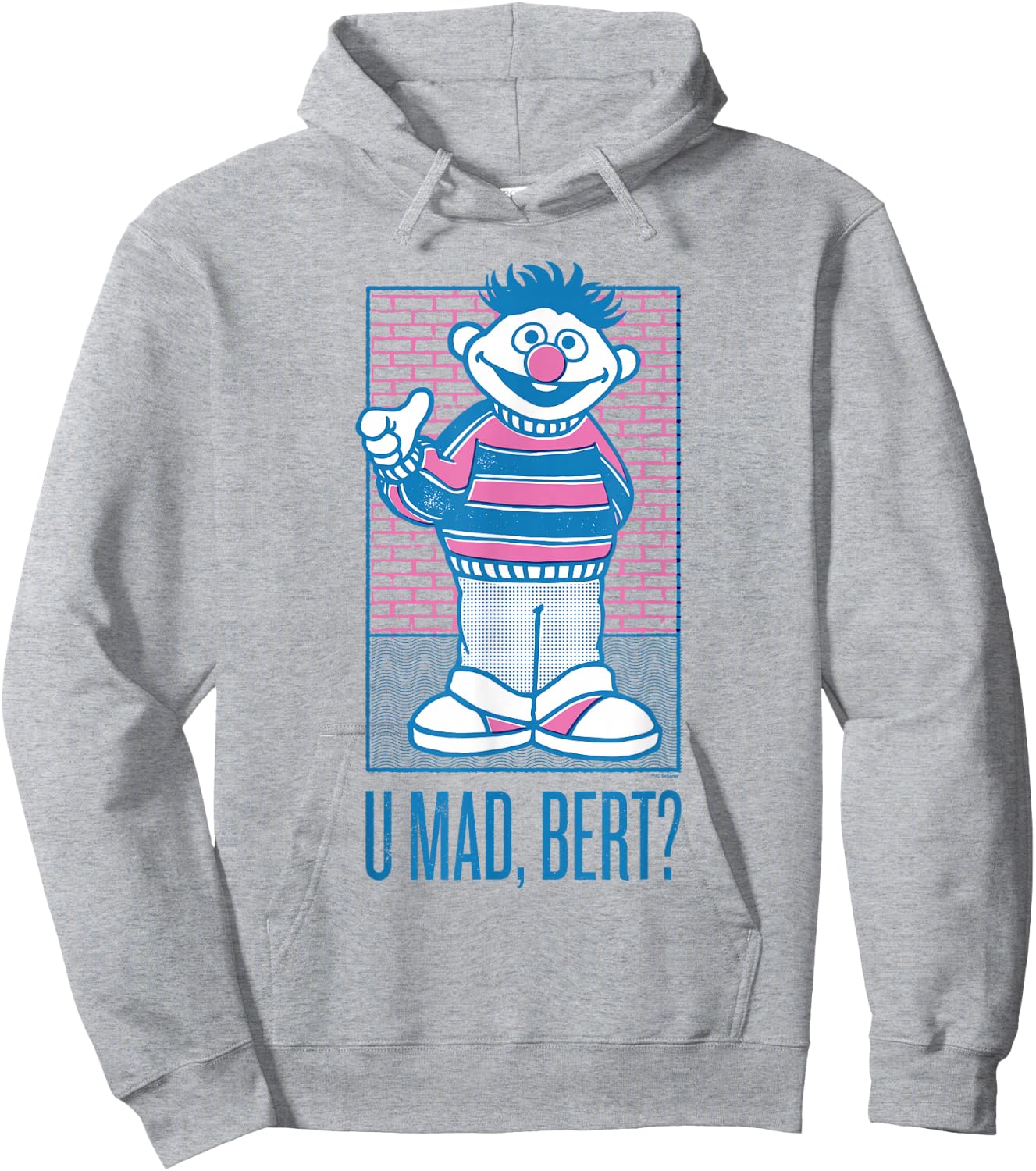 Sesame Street Ernie You Mad, Bert? Hoodie - Hoodie | Ash