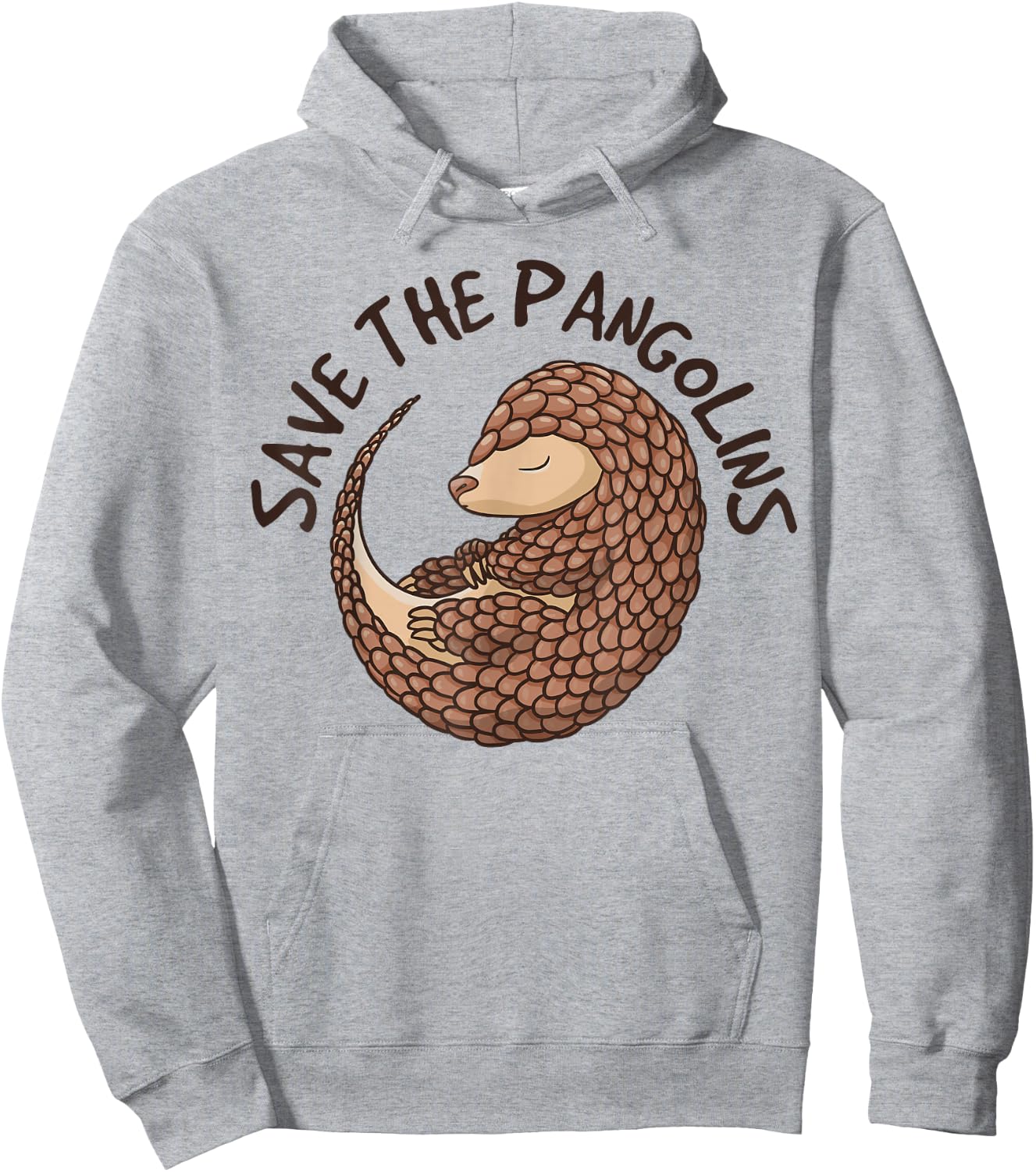 Save The Pangolins Hoodie - Hoodie | Ash