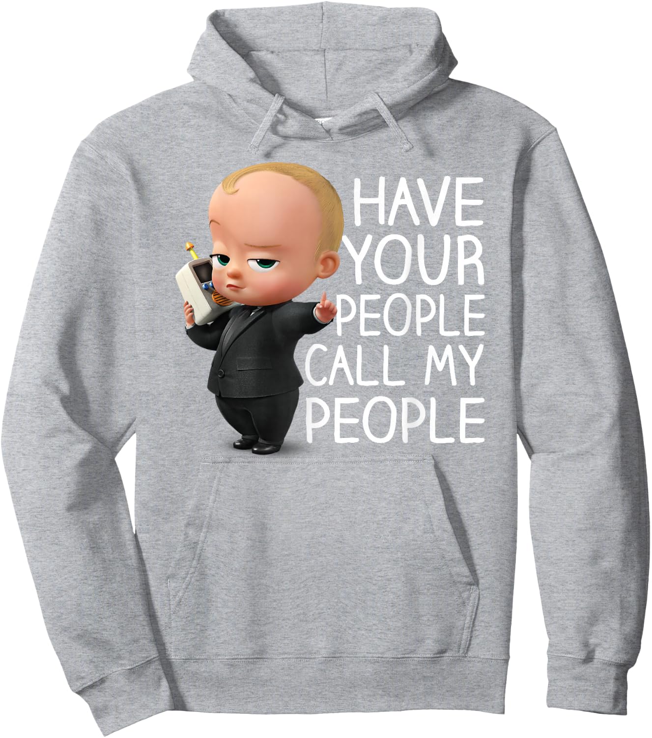 The Boss Baby Call My People Hoodie - Hoodie | Ash