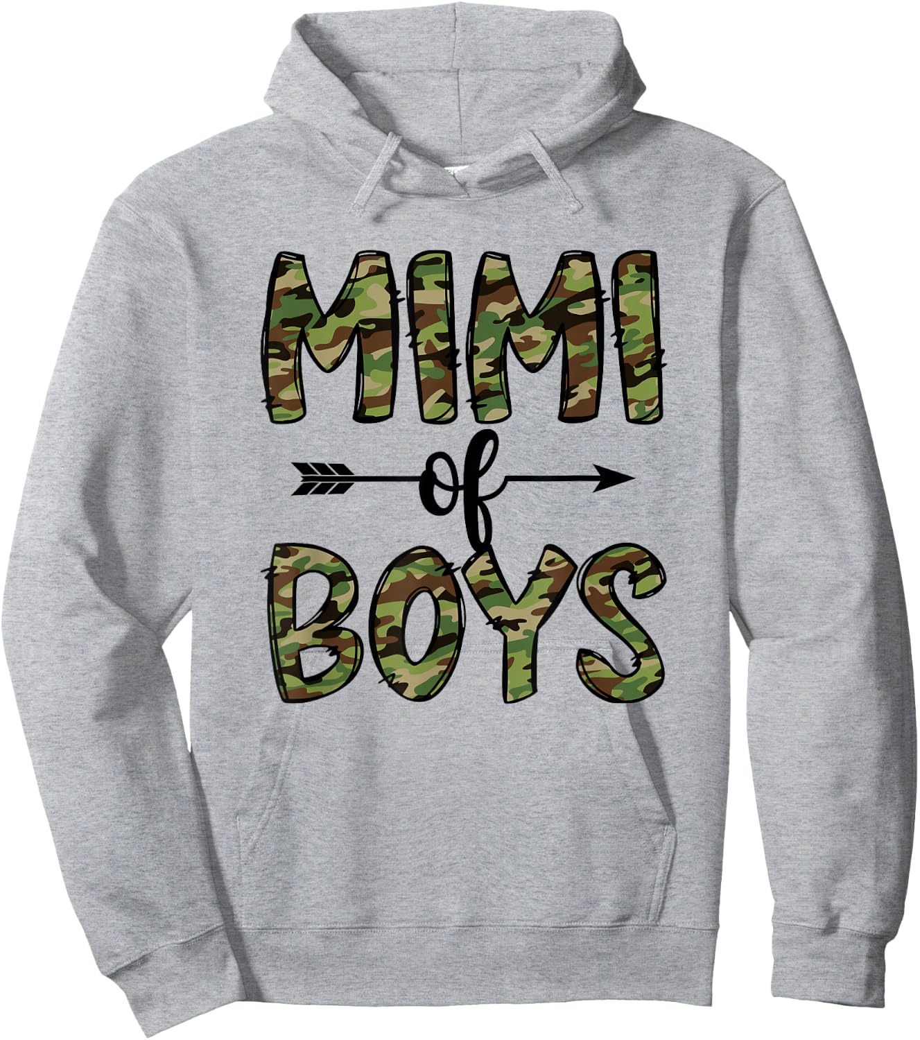 Mimi Of Boys Mimi Grandma Boy Mimi Hoodie - Hoodie | Ash