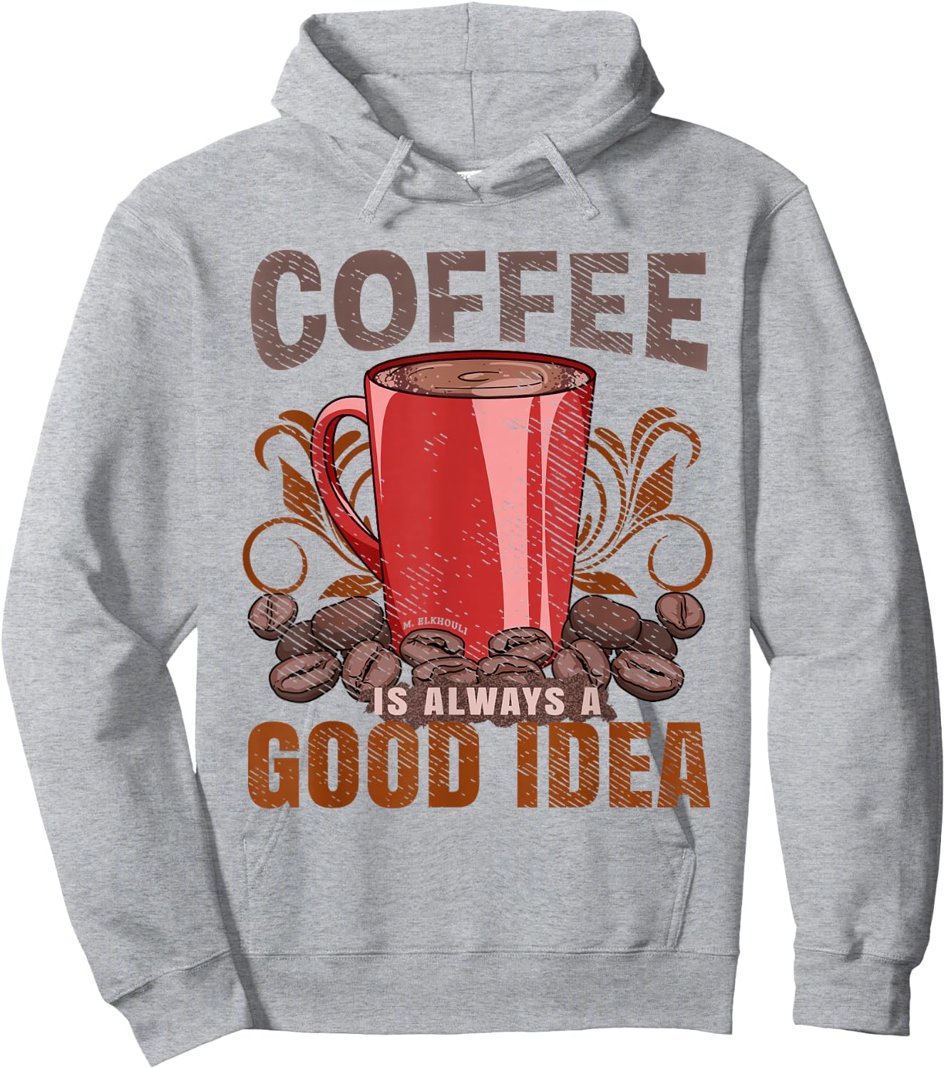 Barista Life Coffee Is Always A Good Idea Hoodie - Hoodie | Ash