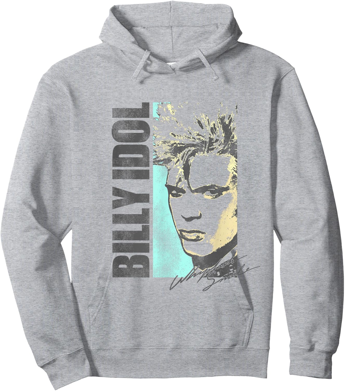 Billy Idol - Whiplash Smile Hoodie - Hoodie | Ash