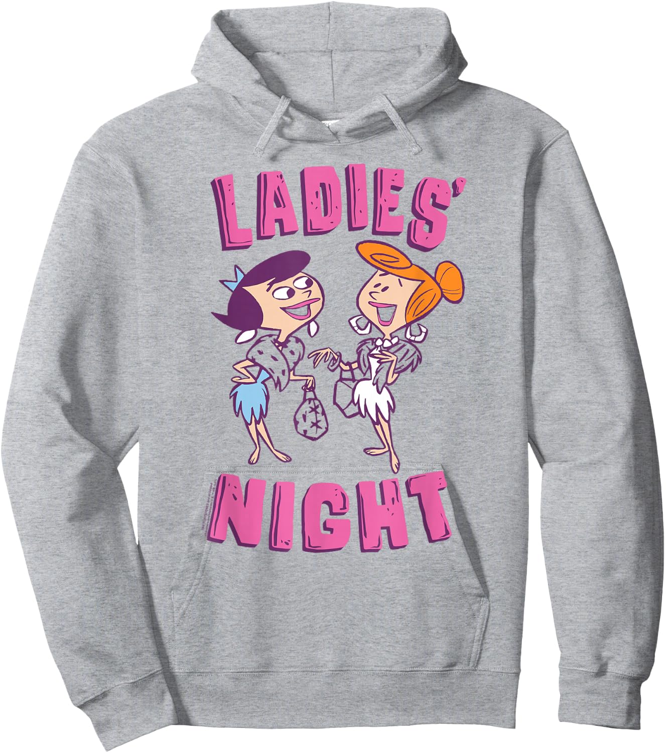 The Flintstones Betty Wilma Women's Night Hoodie - Hoodie | Ash