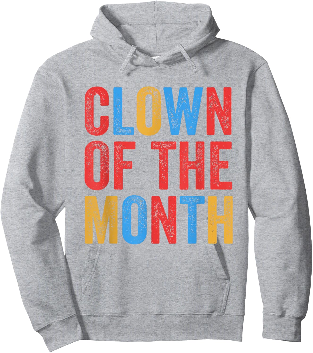 Clown Of The Month Clowncore Aesthetic Funny Circus Retro Hoodie - Hoodie | Ash