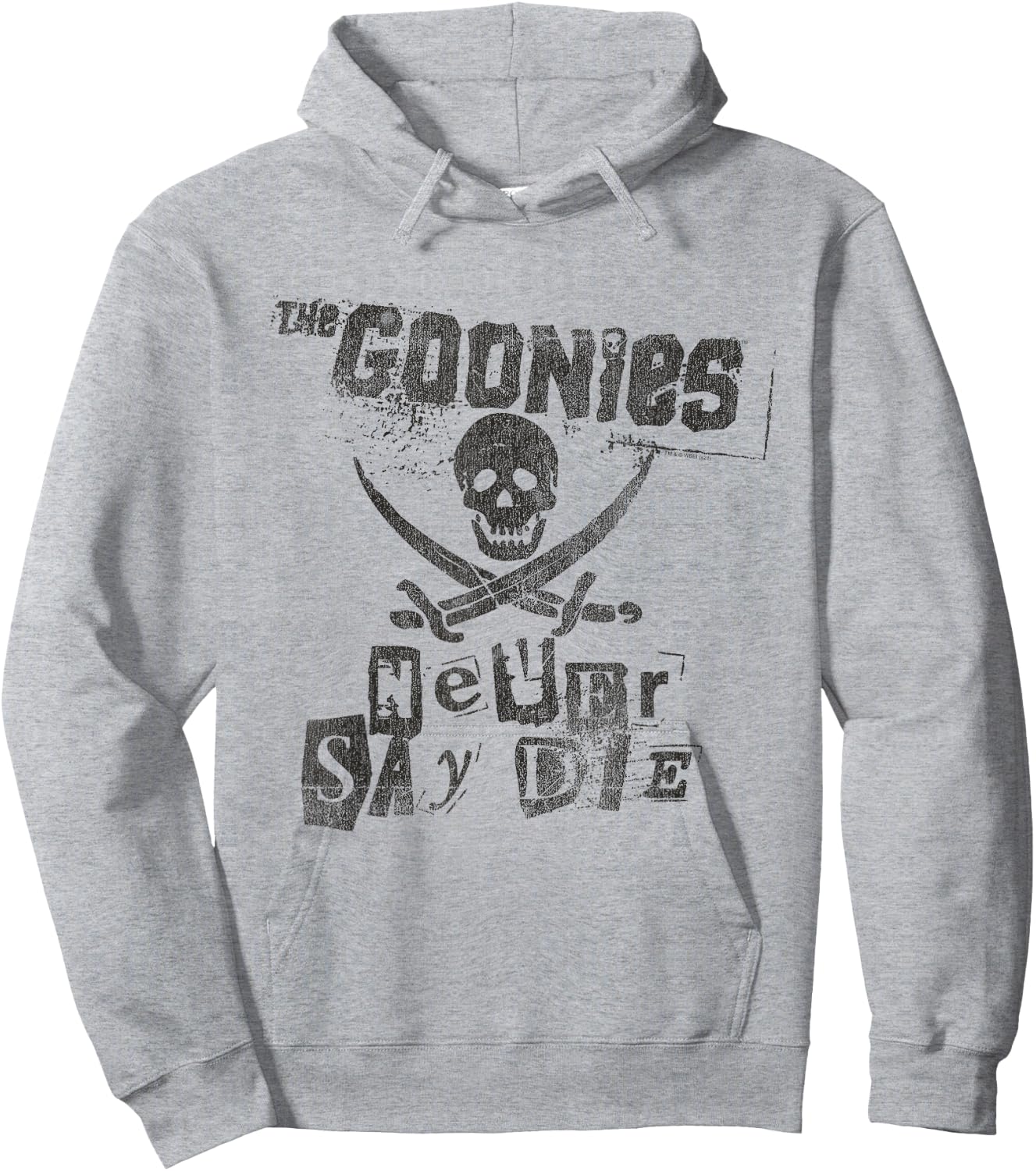 The Goonies Never Say Die Punk Letters Movie Hoodie - Hoodie | Ash