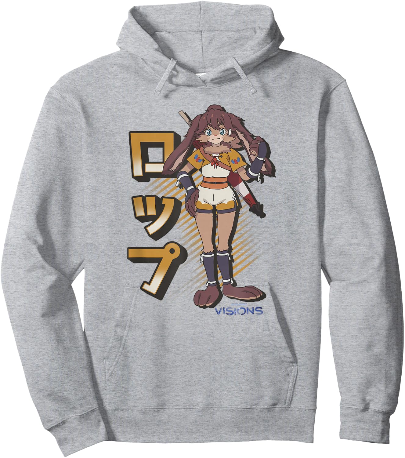 Star Wars Visions Lop And Ocho Kanji Poster Hoodie - Hoodie | Ash