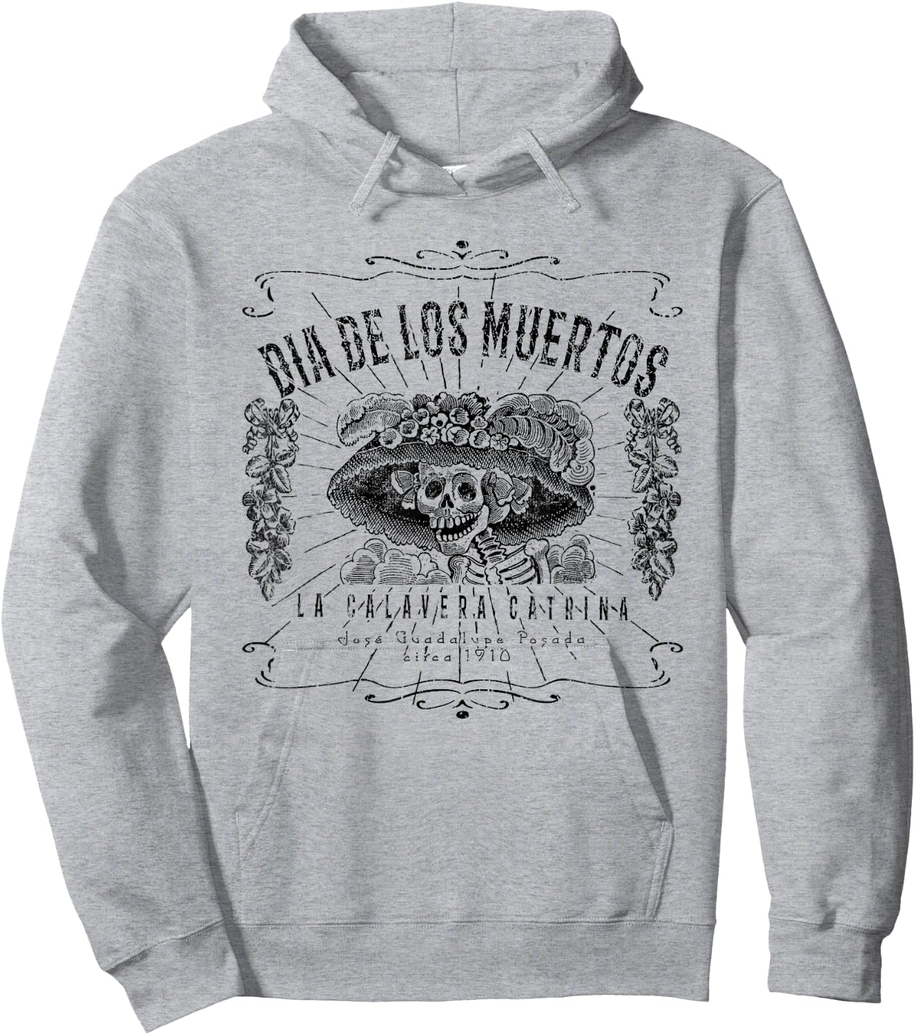 Dia De Los Muertos XO4U Original Hoodie - Hoodie | Ash