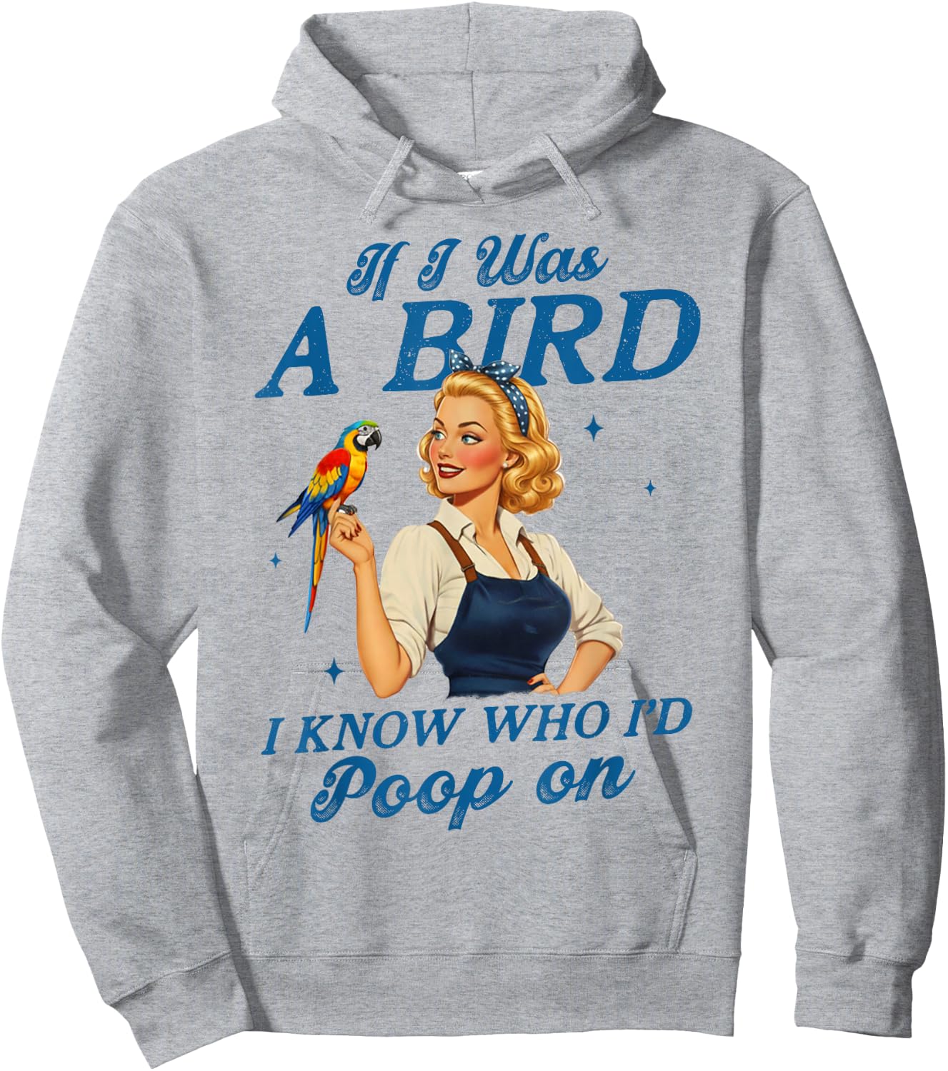 Sarcasm Funny Humor If I was A Bird I Know Who I'd Poop On Hoodie - Hoodie | Ash
