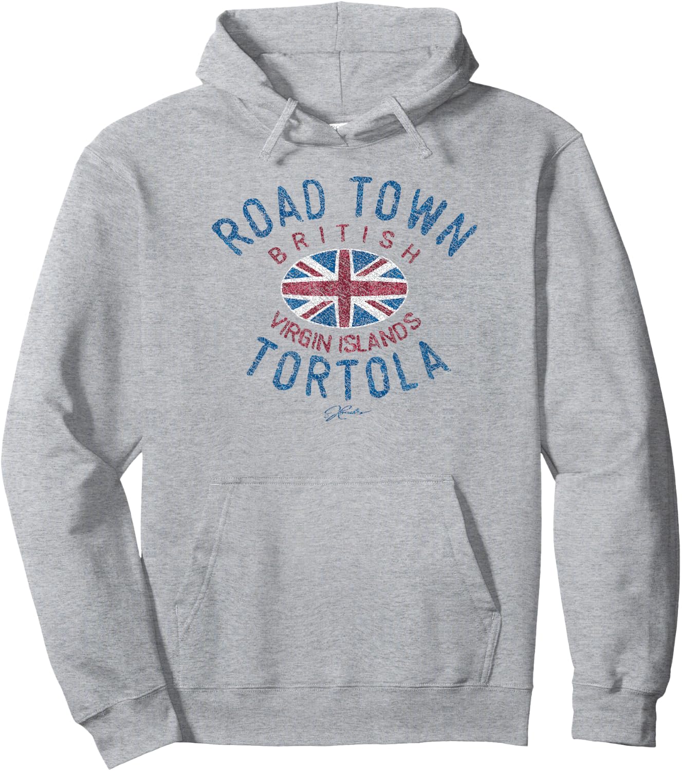 JCombs: Road Town, Tortola, BVI Hoodie - Hoodie | Ash