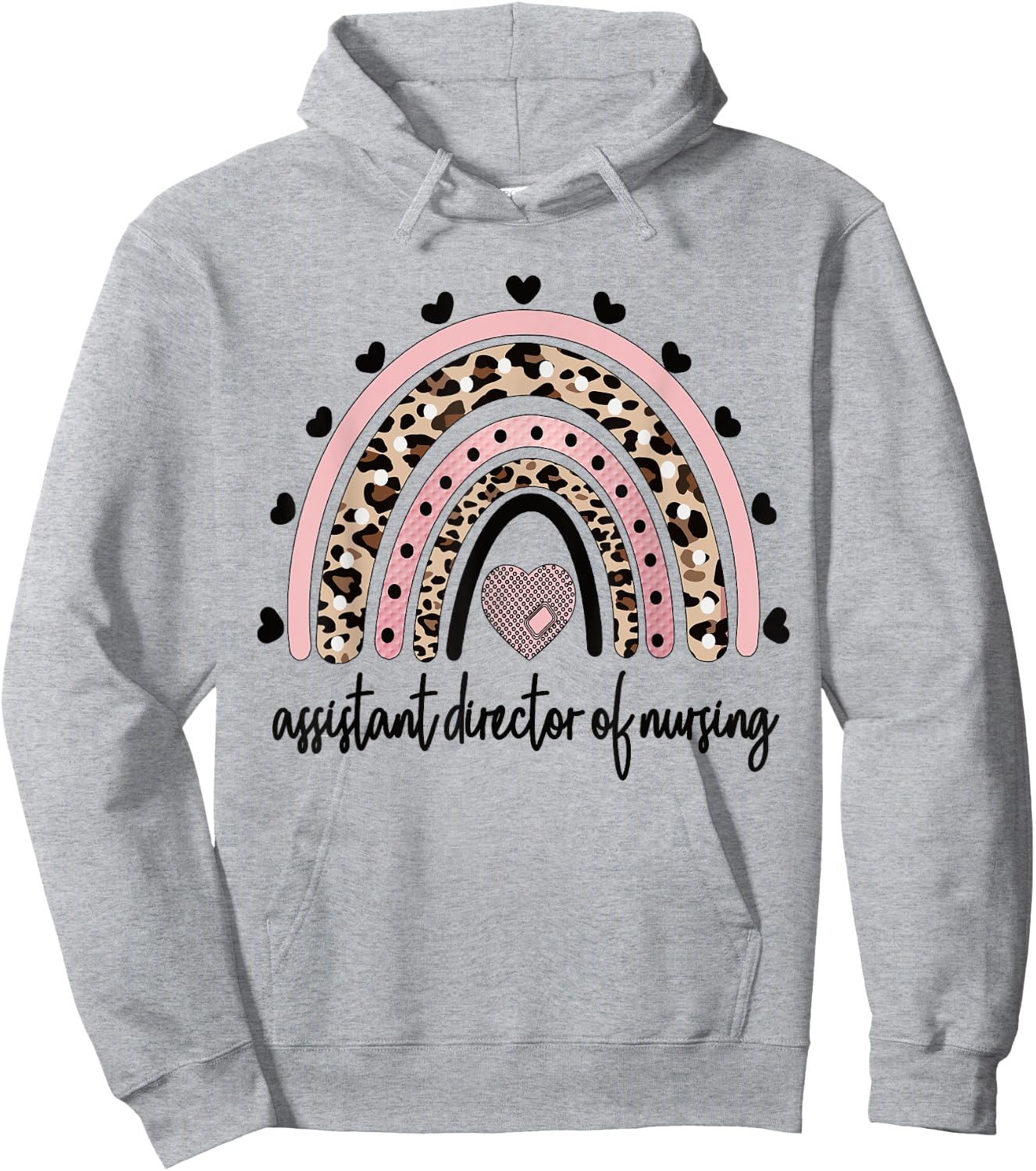 Nursing Assistant Director Of Nursing Rainbow Hoodie - Hoodie | Ash