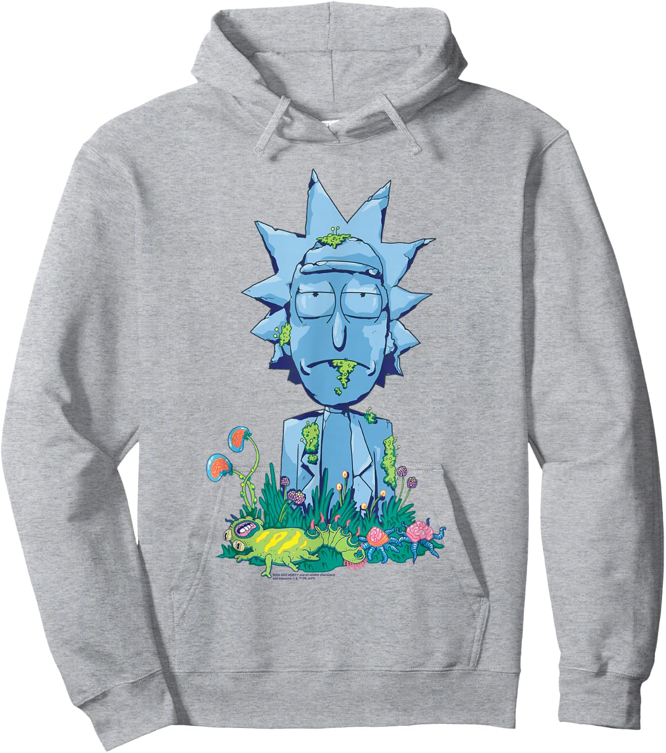 Rick and Morty Rick Icon Hoodie - Hoodie | Ash