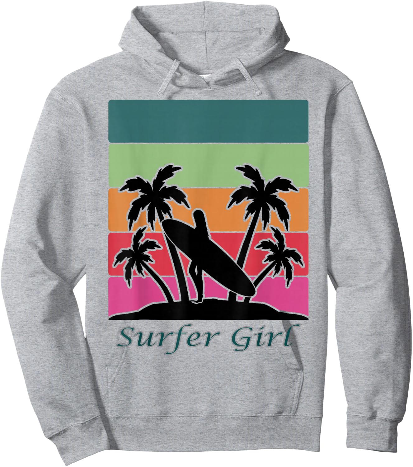 Surfer Girl, Girls Surfing Hoodie - Hoodie | Ash