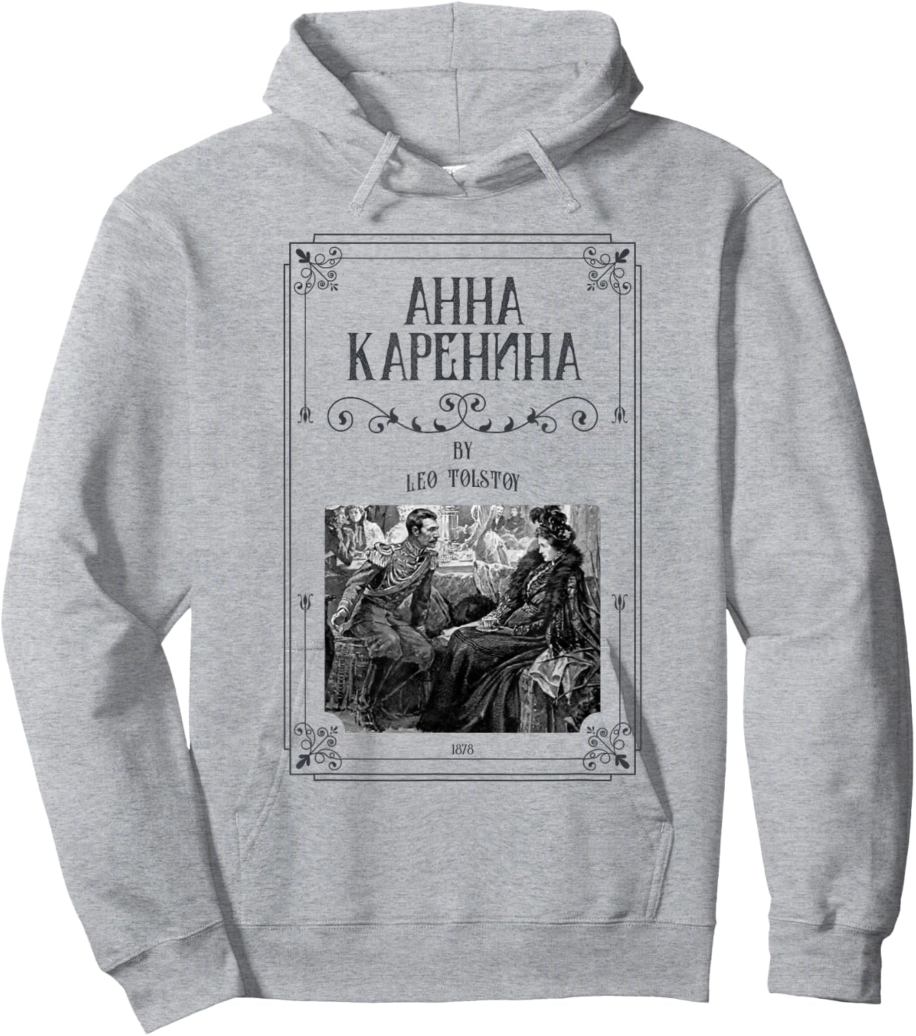 Anna Karenina Leo Tolstoy Russian Literature - Count Vronsky Hoodie - Hoodie | Ash