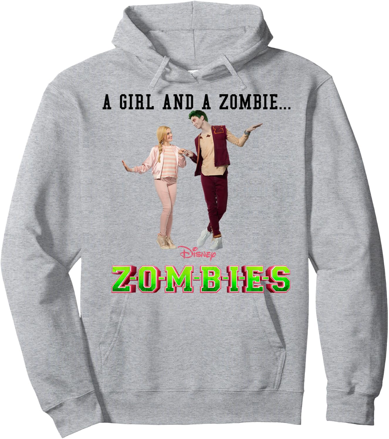 Disney - Zombies A Girl and A Zombie Hoodie - Hoodie | Ash