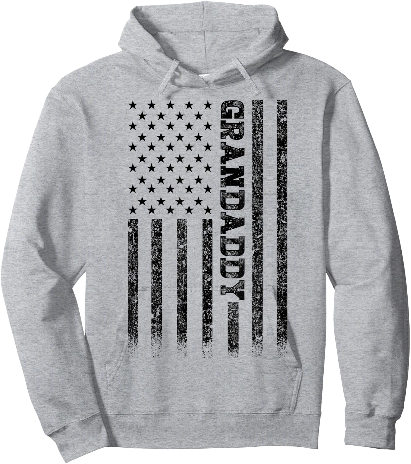 Grandaddy American Flag Women Kids Men Hoodie - Hoodie | Ash