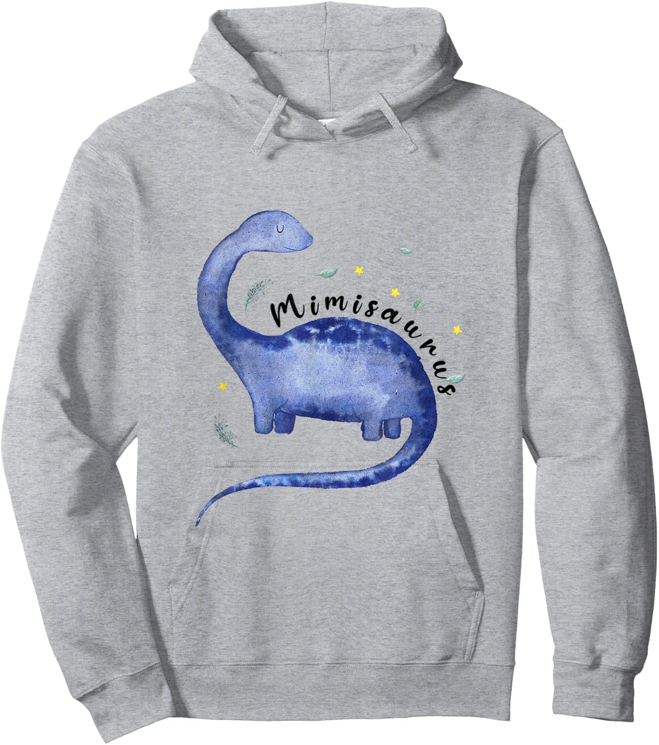 Mimisaurus Big Dinosaur Argentinosaurus Grandma Mimi Saurus Hoodie - Hoodie | Ash