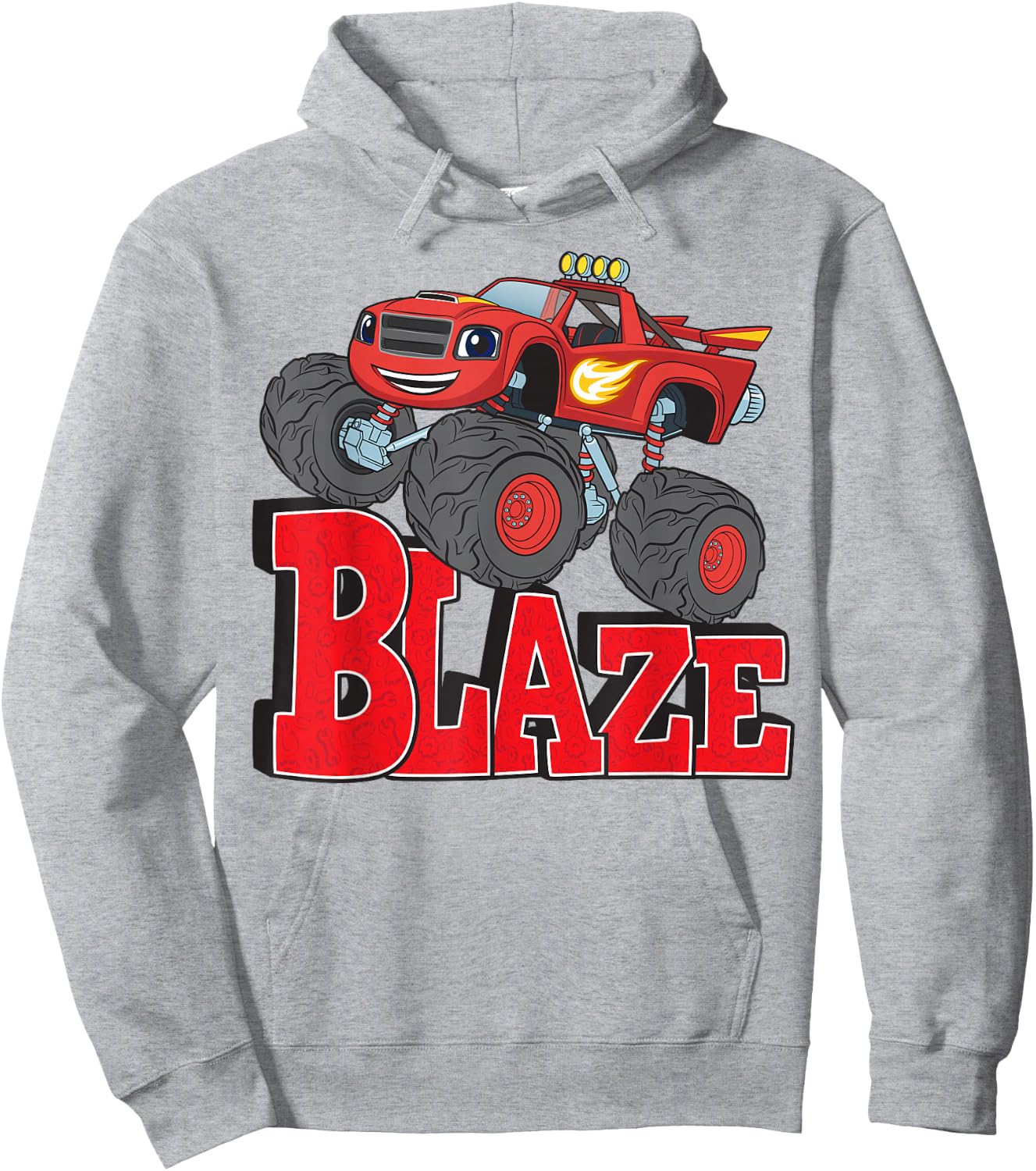 Blaze & The Monster Machines Smiling Truck Hoodie - Hoodie | Ash
