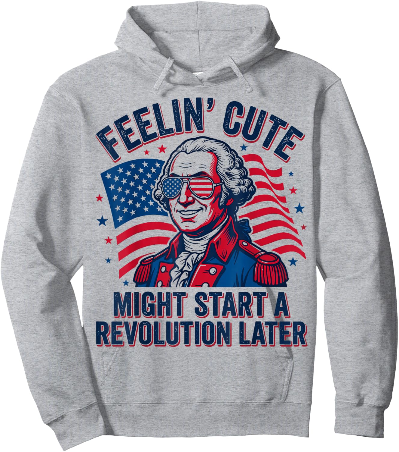 Feeling Cute Might Start a Revolution Later Hoodie - Hoodie | Ash