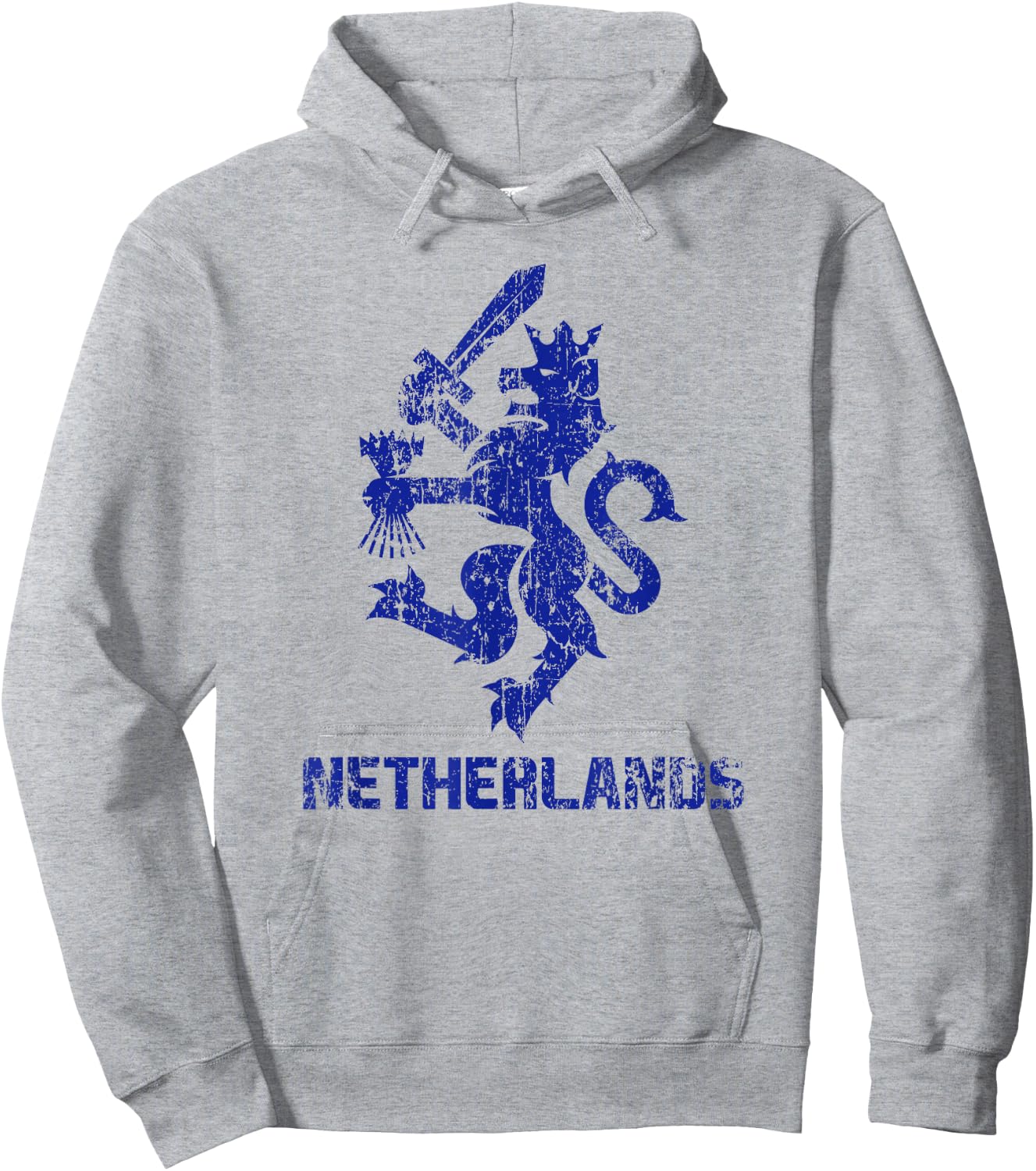 Netherlands Flag Dutch Lion Nederland International Country Hoodie - Hoodie | Ash